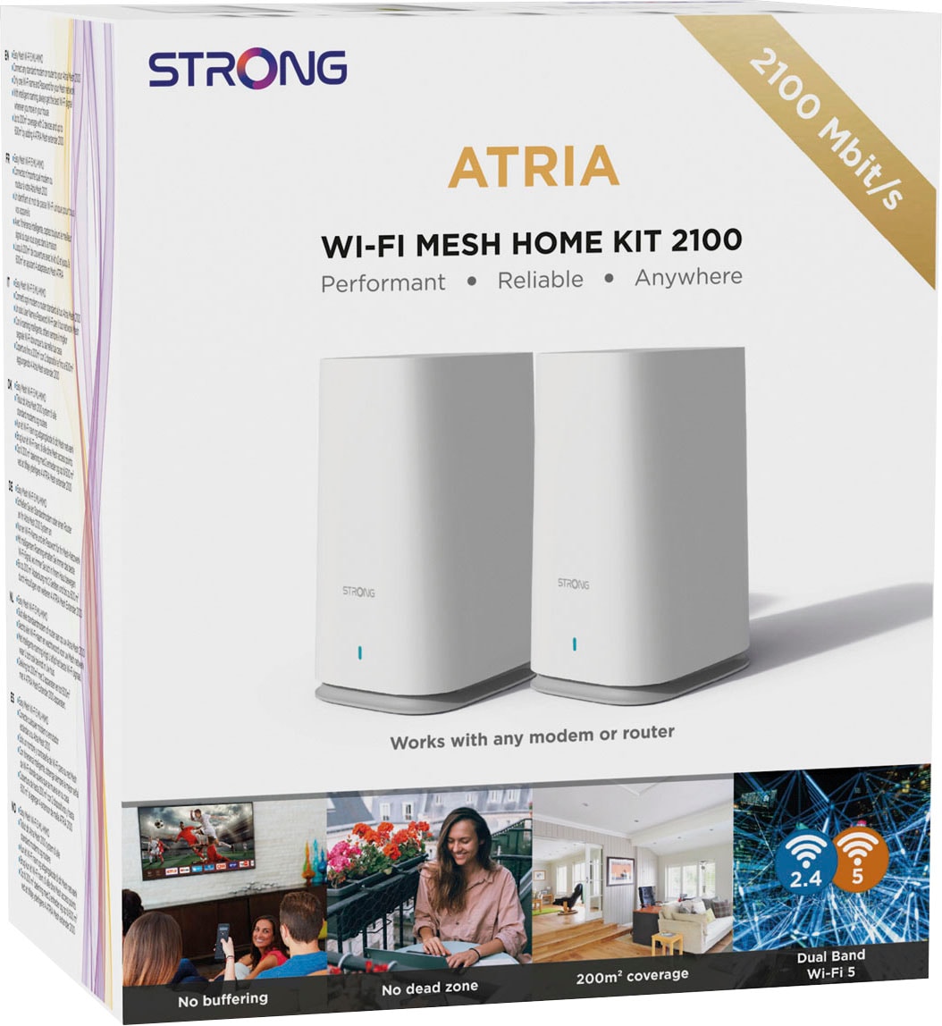 Strong WLAN-Router »ATRIA Wi-Fi Mesh Home Kit 2100«