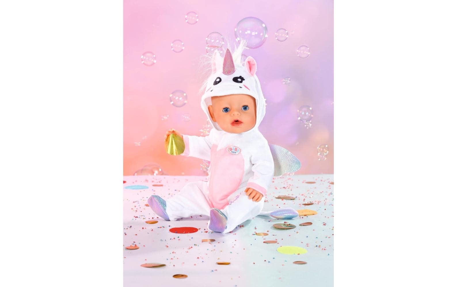 Baby Born Puppenkleidung »Baby Born Einhorn Kuschelanzug«