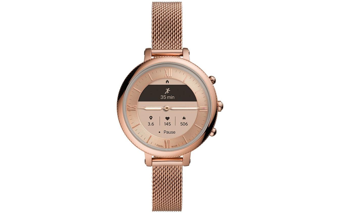 Fossil Smartwatch »Monroe Hybrid HR FRW7059 Ø 38 mm«, Android Wear,)