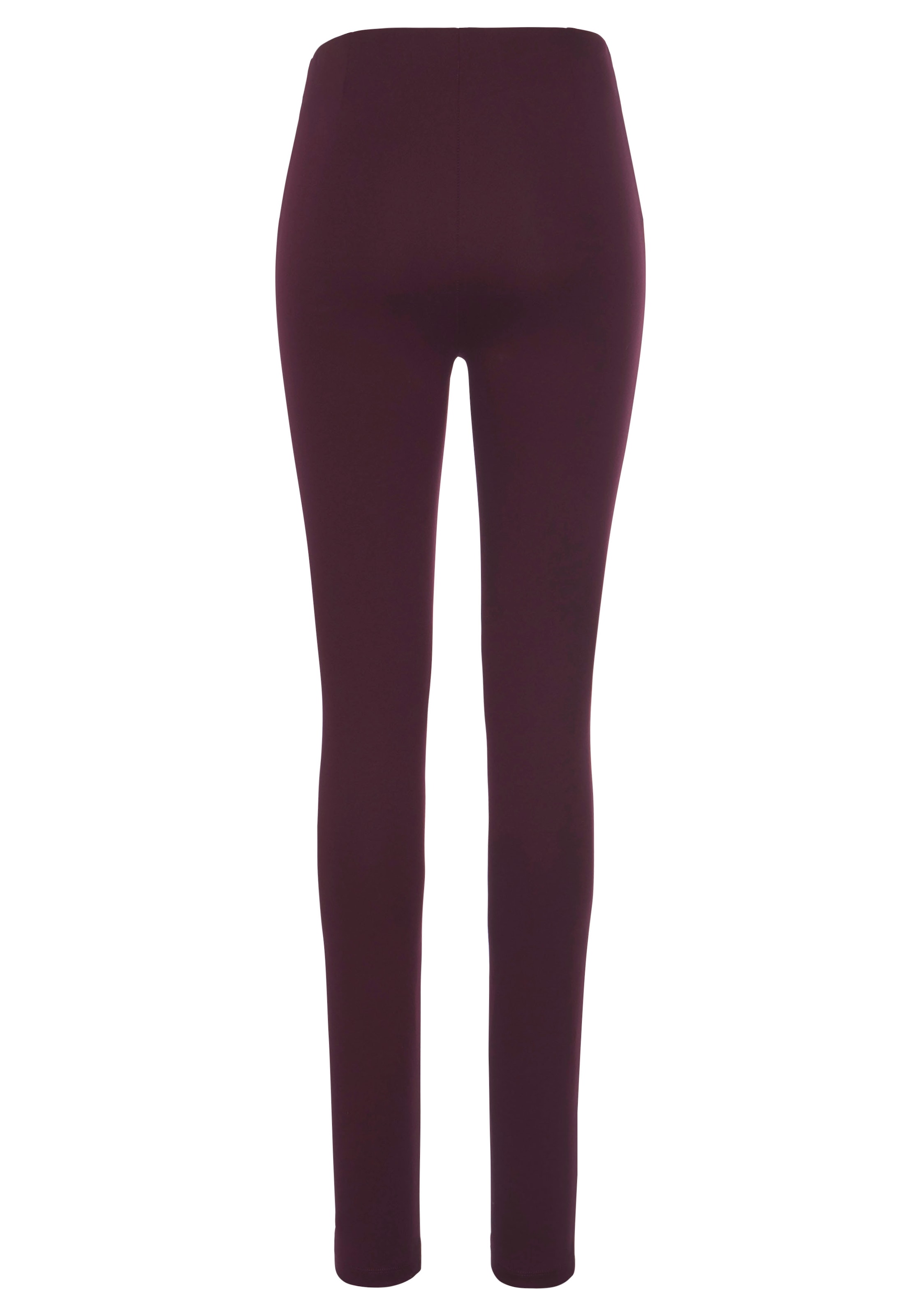 LASCANA Highwaist Leggings, mit Zierknöpfen