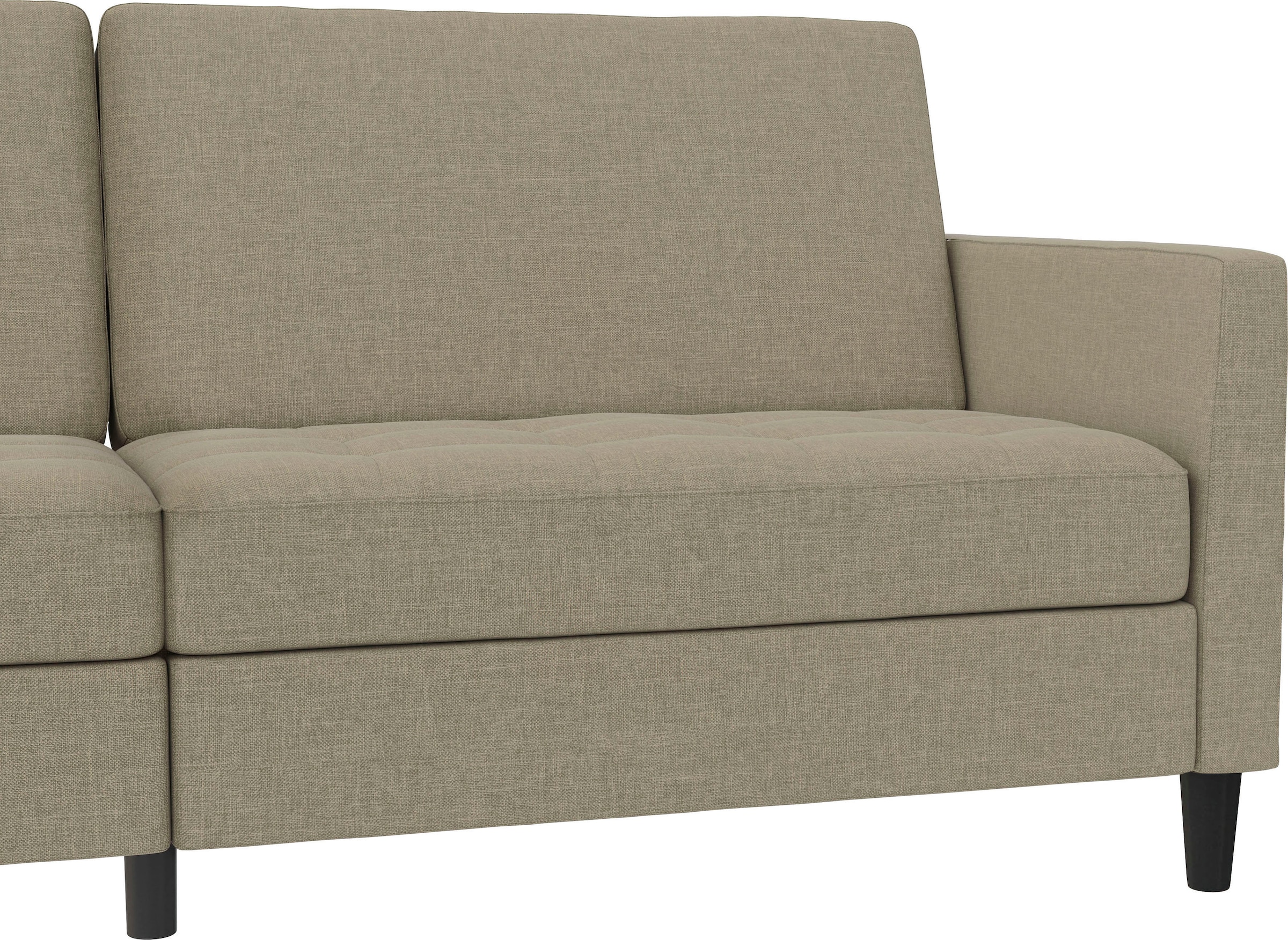 Dorel Home 3-Sitzer »Presley«, Sofa mit Bett-Funktion und verstellbarer Rückenlehne