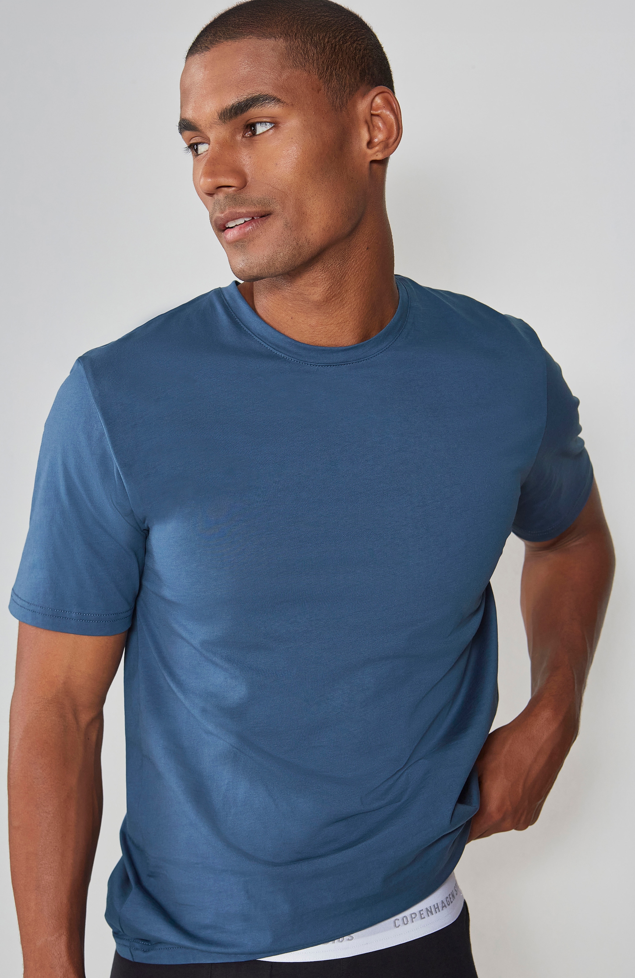 Copenhagen Studios T-Shirt, (Packung, 3 tlg., 3er-Pack), Unterziehshirt aus hochwertiger Bio-Baumwolle