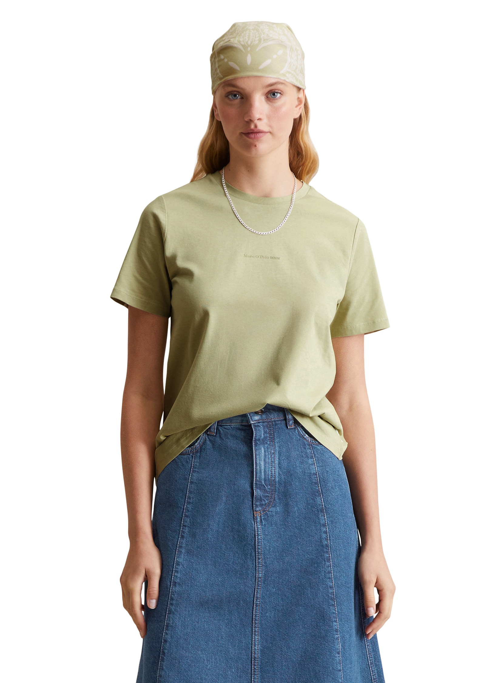 Marc O'Polo DENIM T-Shirt Basic, kleiner Markenprint, reugular fit