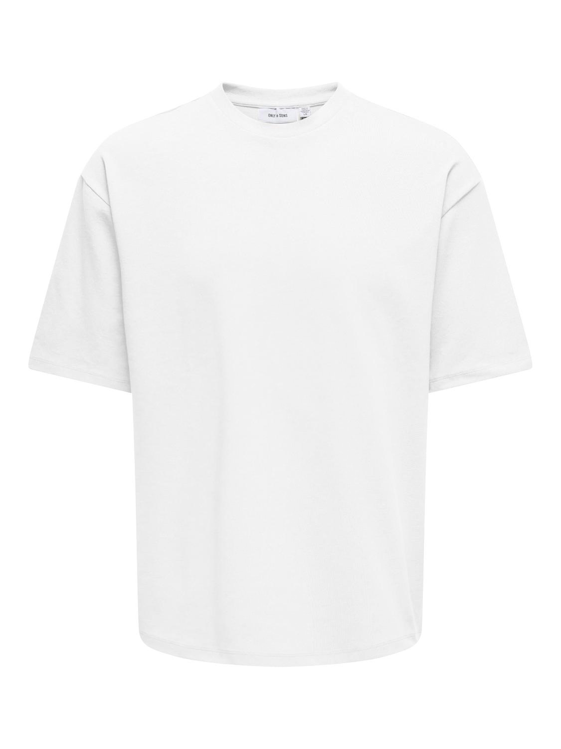ONLY & SONS Rundhalsshirt »ONSCASPIAN AUT SS TEE« Baumwollmischung, regular fit