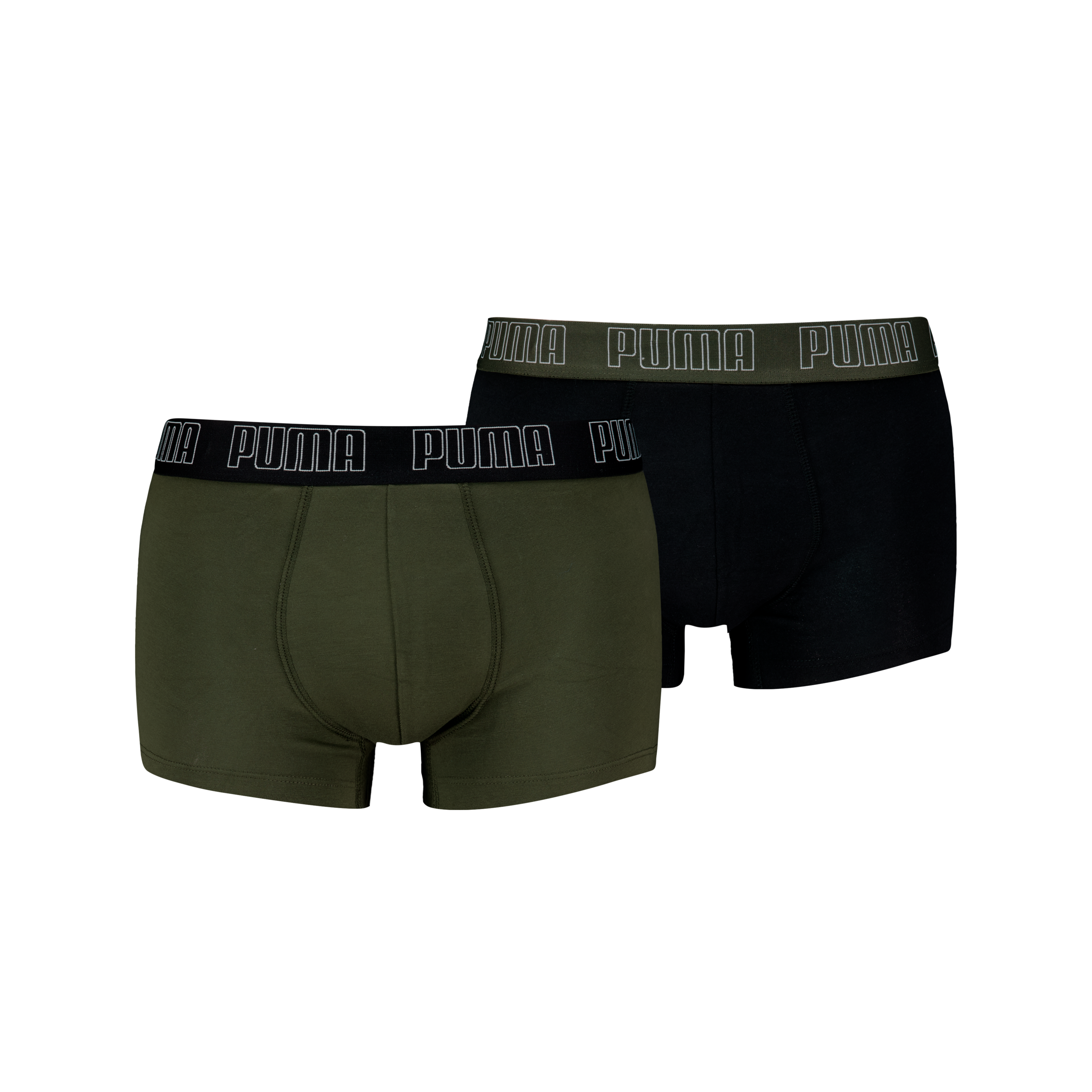 PUMA Trunk "PUMA MEN EVERYDAY TRUNKS 2P" Packung, mit kontrastfarbigem Webbund