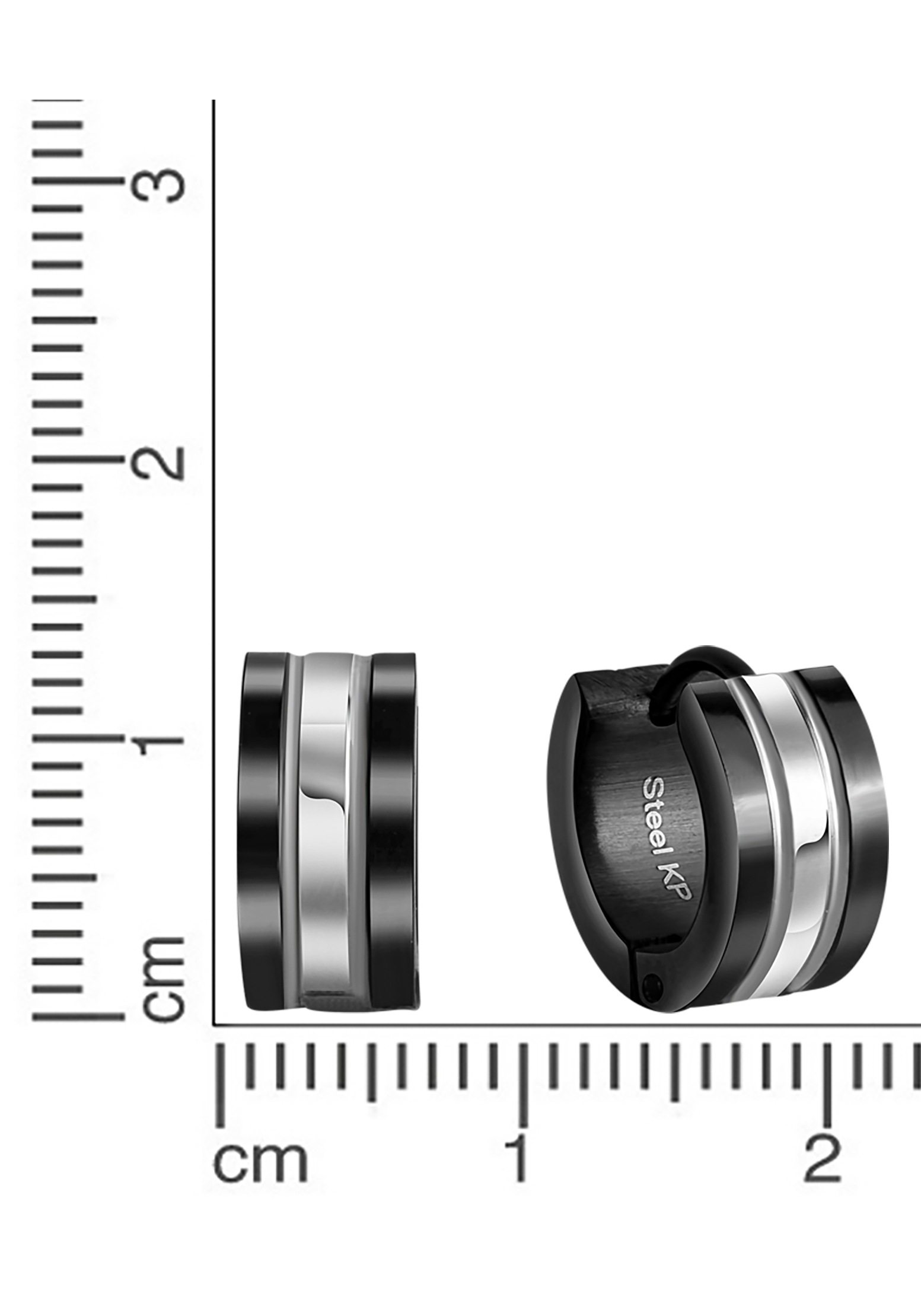 Firetti Paar Creolen "Schmuck Geschenk Bicolor, Ø ca. 13 mm"
