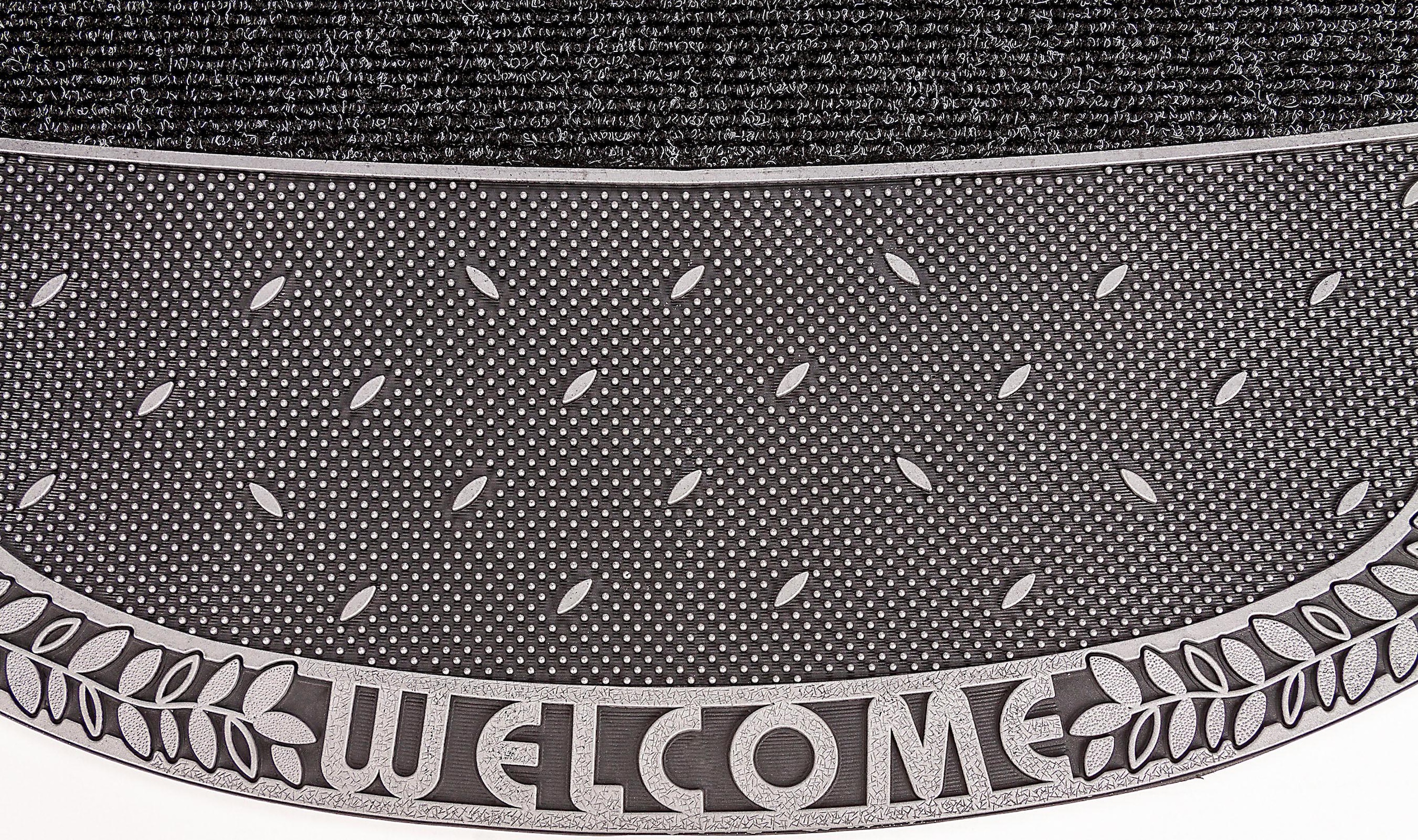Home2Fashion Fussmatte »TC Clean Tendri, Welcome«, rechteckig, 8 mm Höhe, Schmutzfangmatte, mit Spruch, robust, In- und Outdoor geeignet