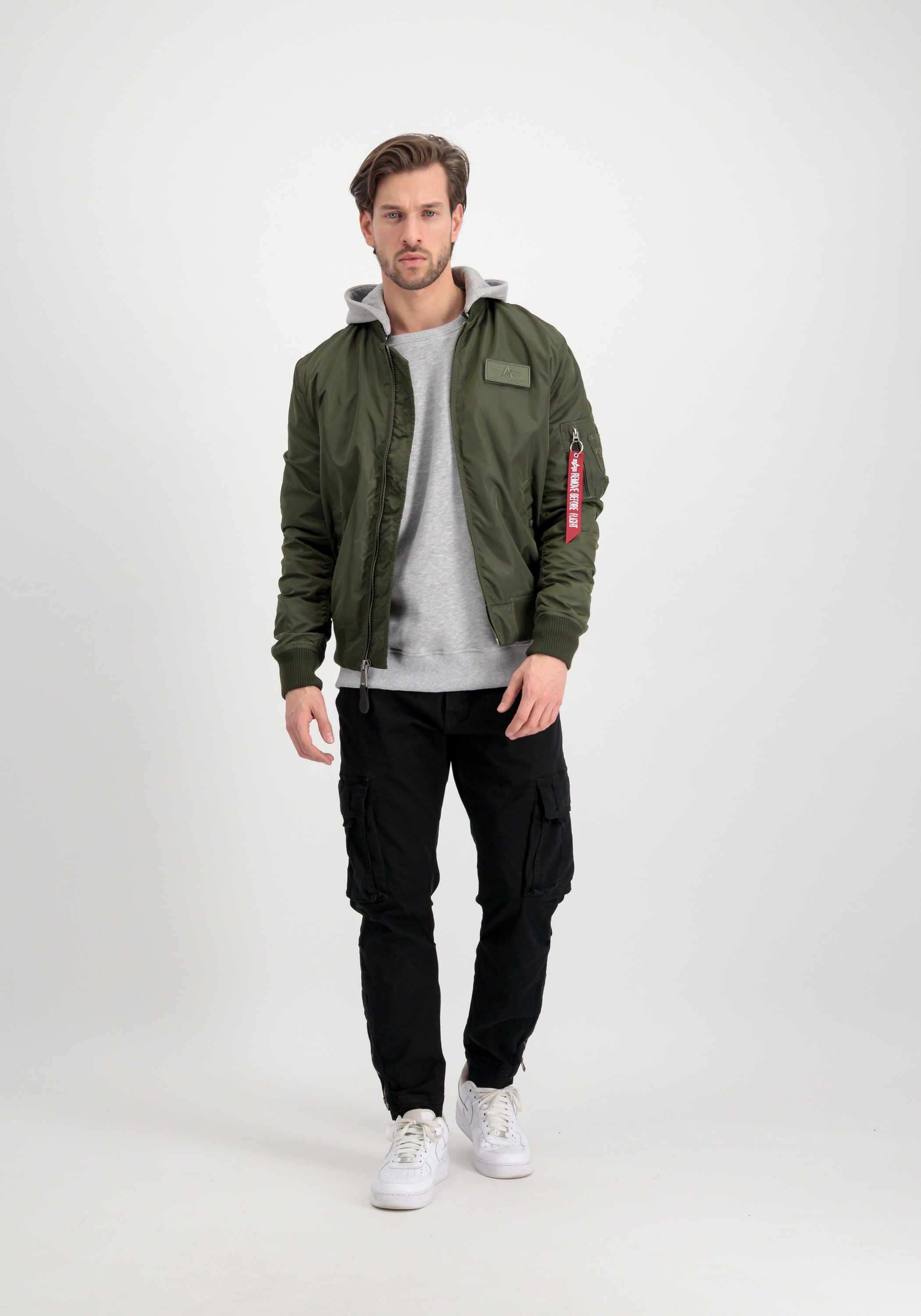 Alpha Industries Bomberjacke »MA-1 TT Hood Light«
