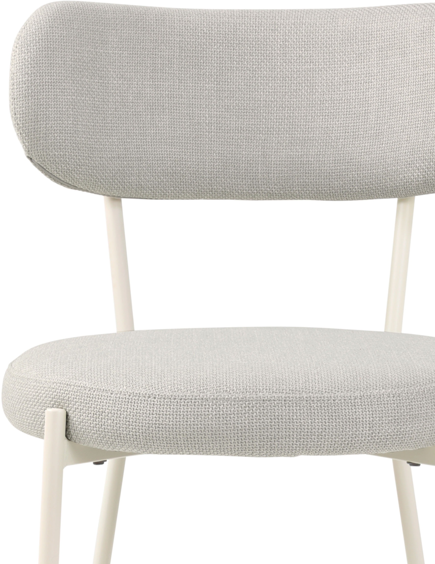 TOM TAILOR HOME 4-Fussstuhl »SOFT PAD CHAIR«, (Set), 2 St., Webstoff, Esszimmerstuhl, 4-Fussgestell, mit Rückenausschnitt