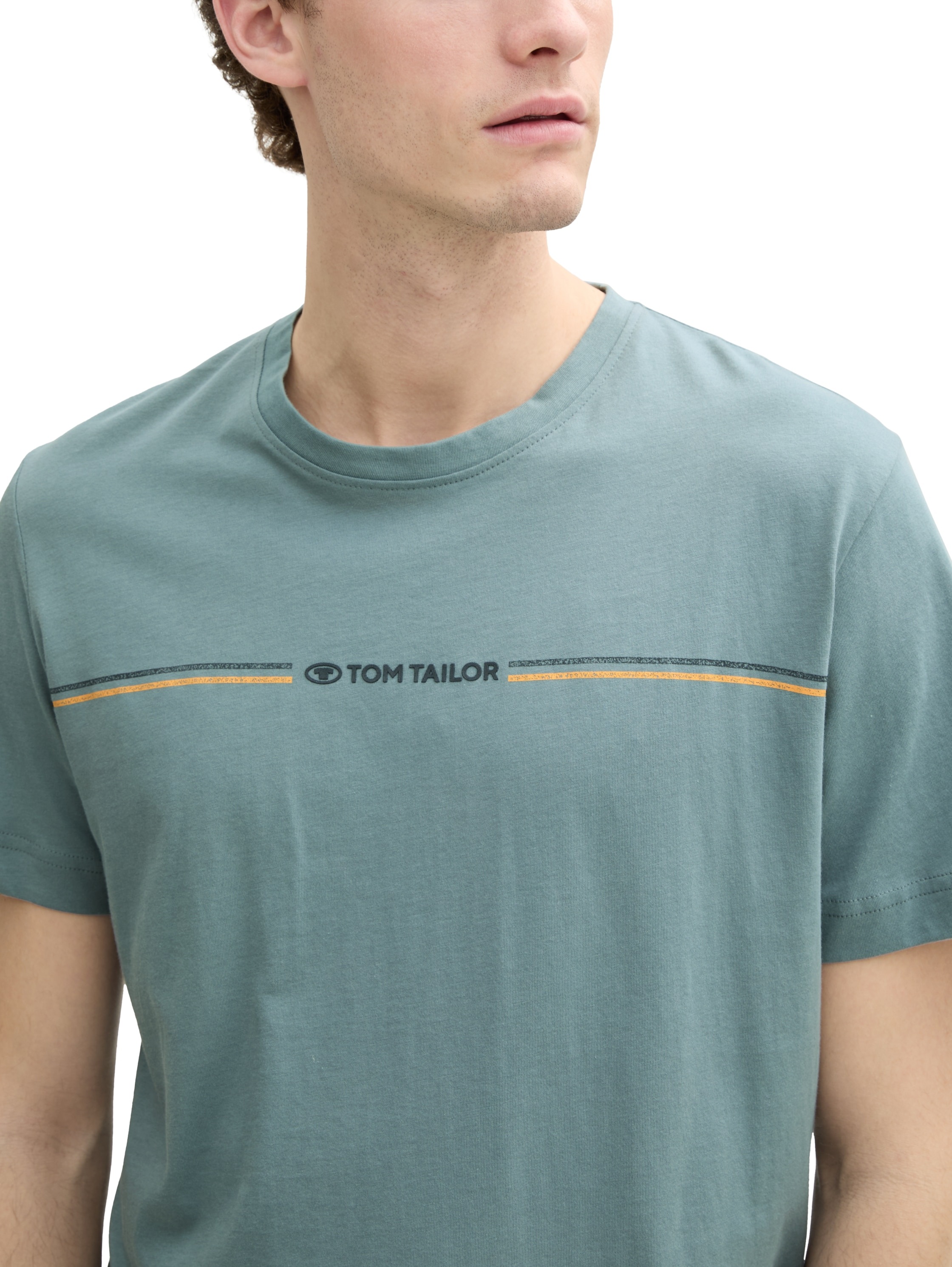 TOM TAILOR T-Shirt, mit Logofrontprint