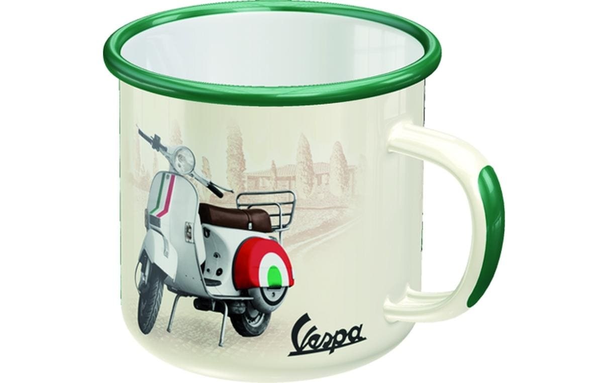 Tasse »Nostalgic Art Vespa 360 ml, 1 Stück, Gelb/Grün«, (1 tlg.)