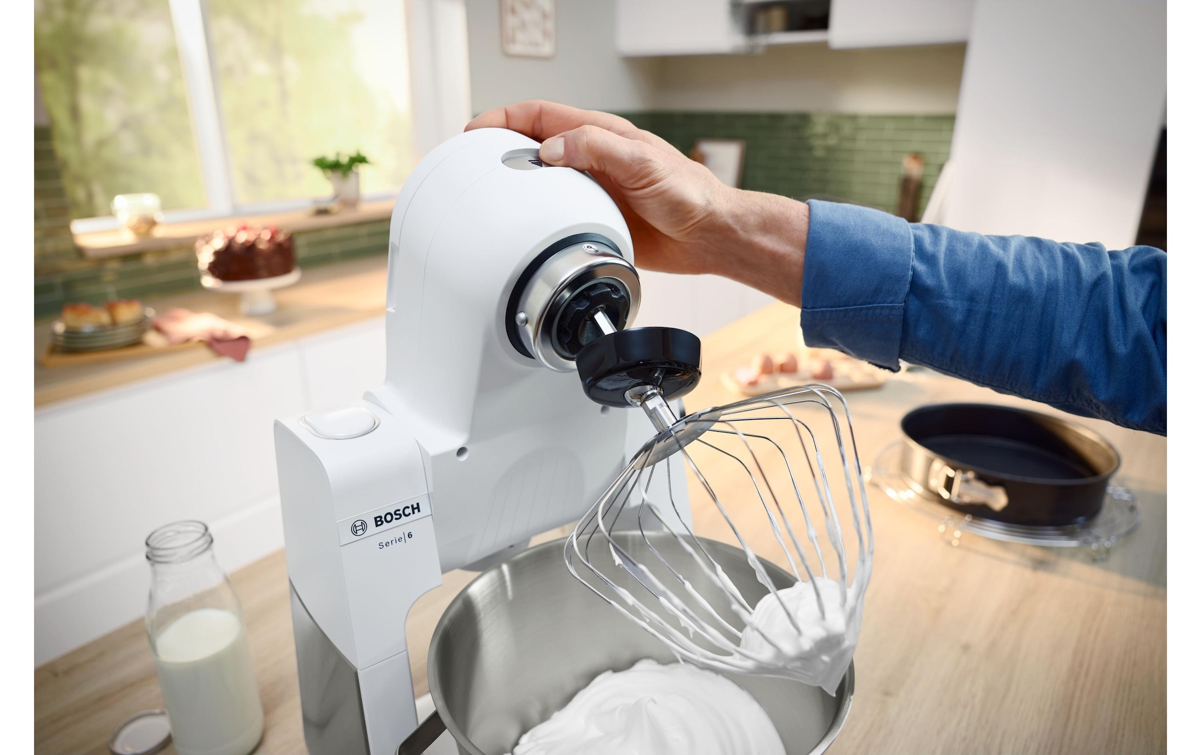 BOSCH Küchenmaschine »Serie 6 MUMS6EW22 Edelstahl/Weiss«