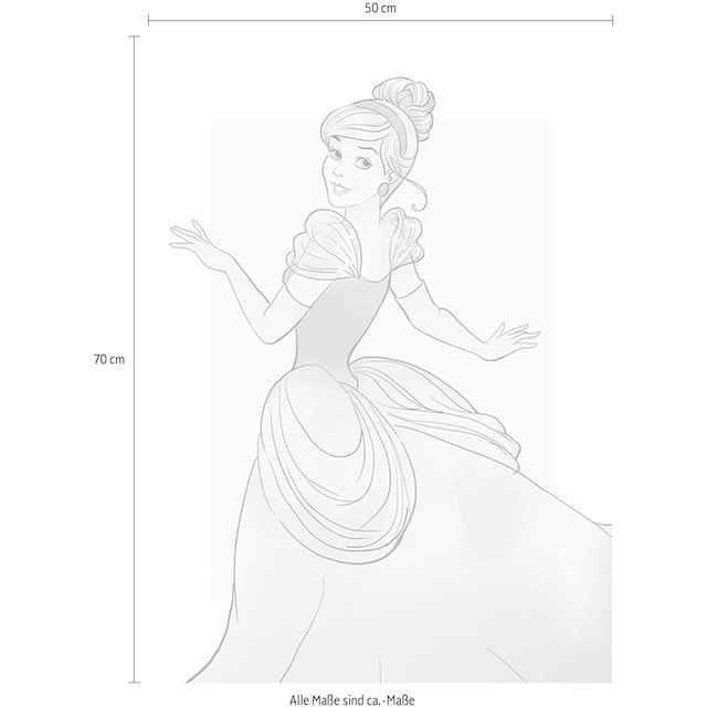 ✵ Komar Poster »Cinderella Beauty«, Disney, (1 St.), Kinderzimmer,  Schlafzimmer, Wohnzimmer günstig kaufen | Jelmoli-Versand