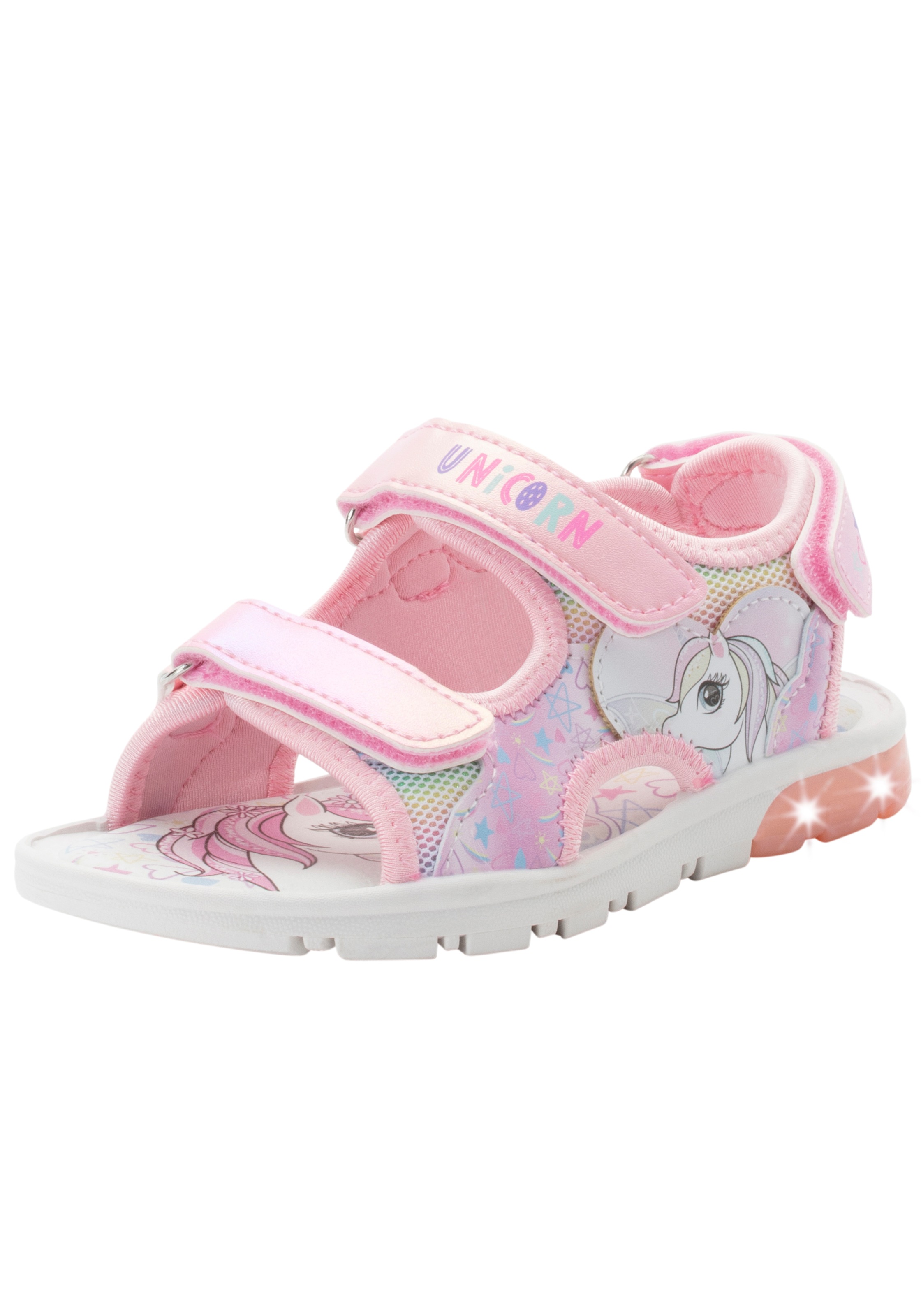 Disney Sandale »Unicorn« mit cooler Blinkfunktion