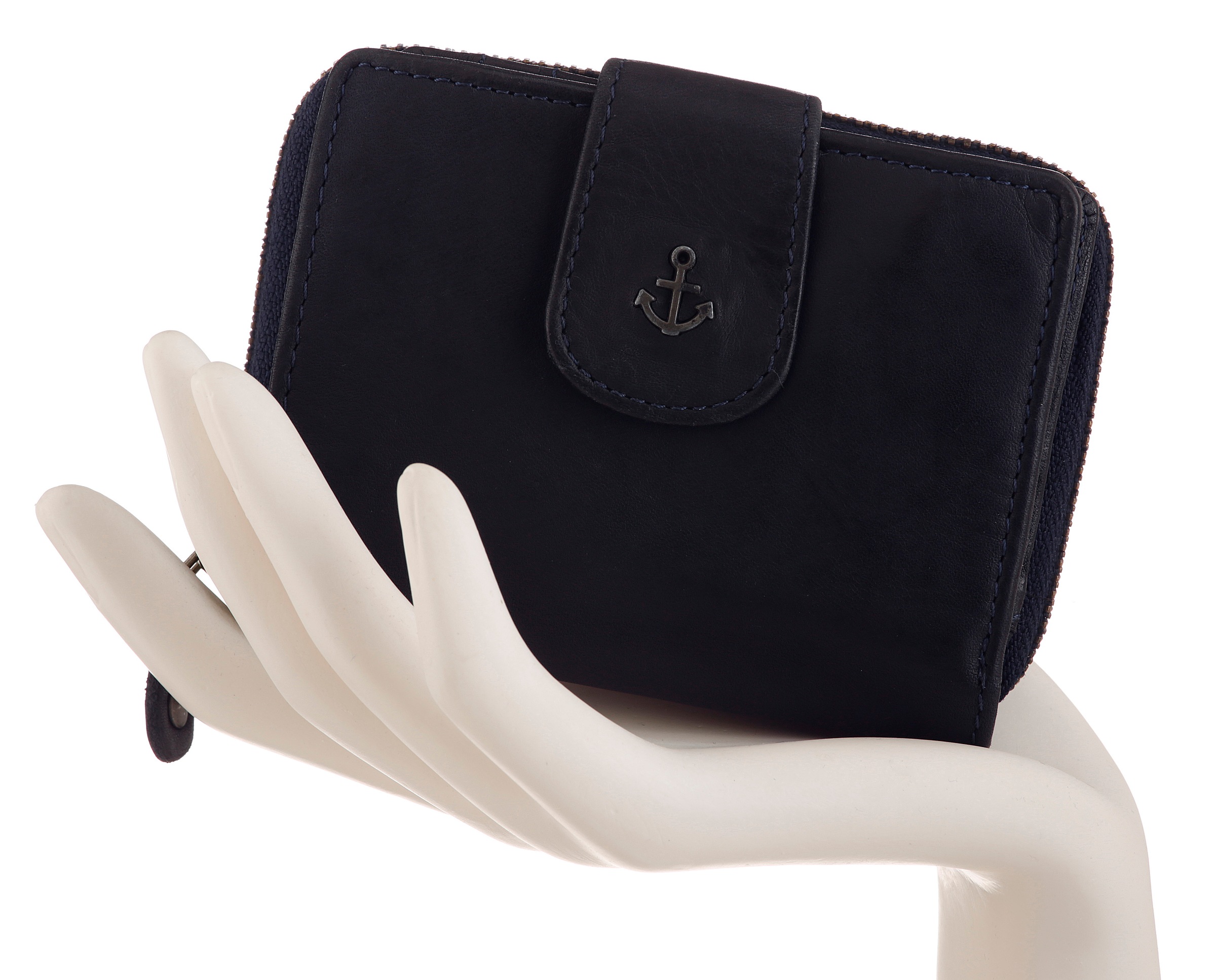 HARBOUR 2nd Geldbörse "Harbour Second Wallet Is" Unisex Geldbeutel, Portemonnaie mit Anker-Schmuckelement