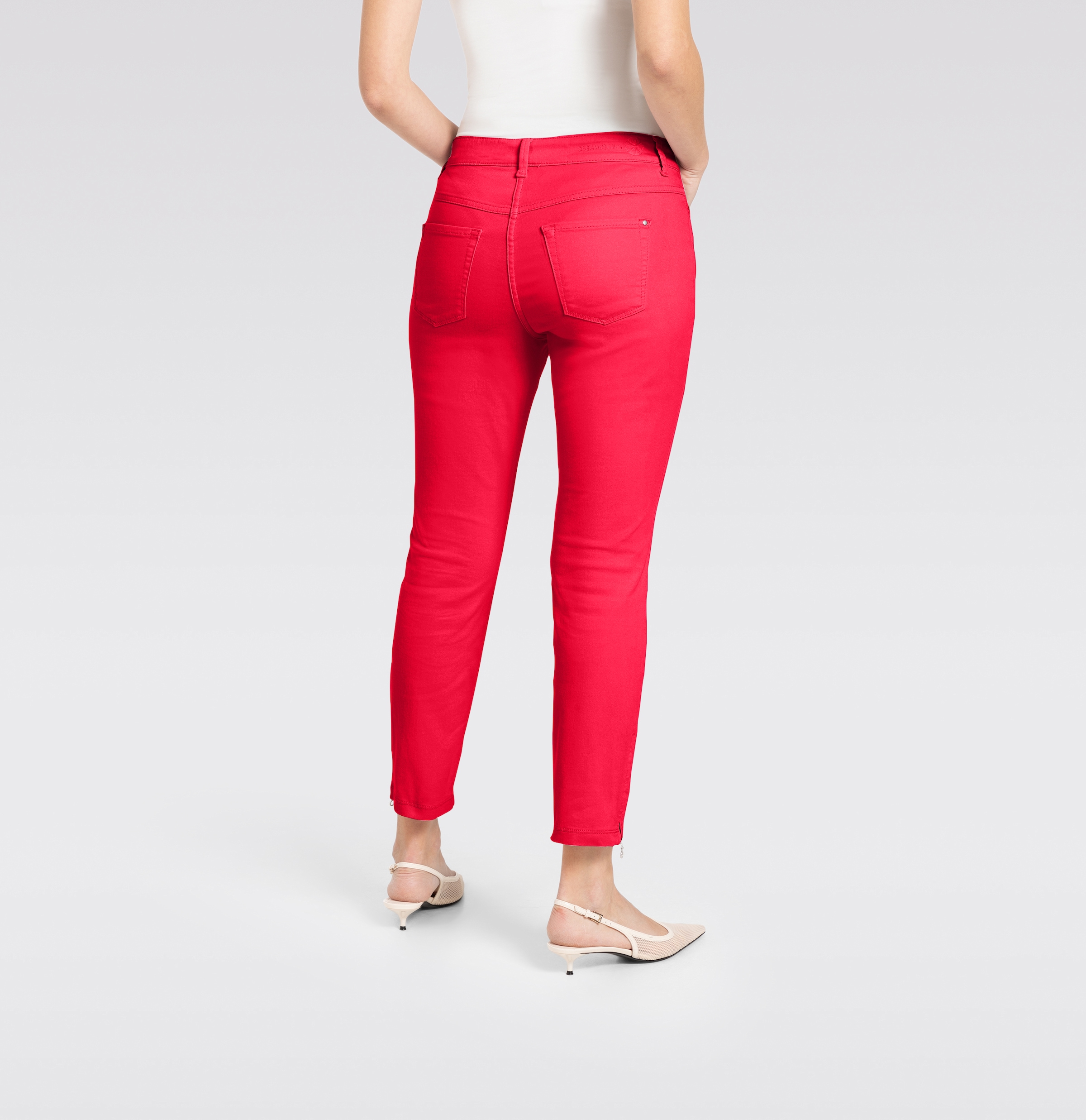 MAC 7/8-Jeans »Dream Chic«, verkürzte Form mit Reissverschluss