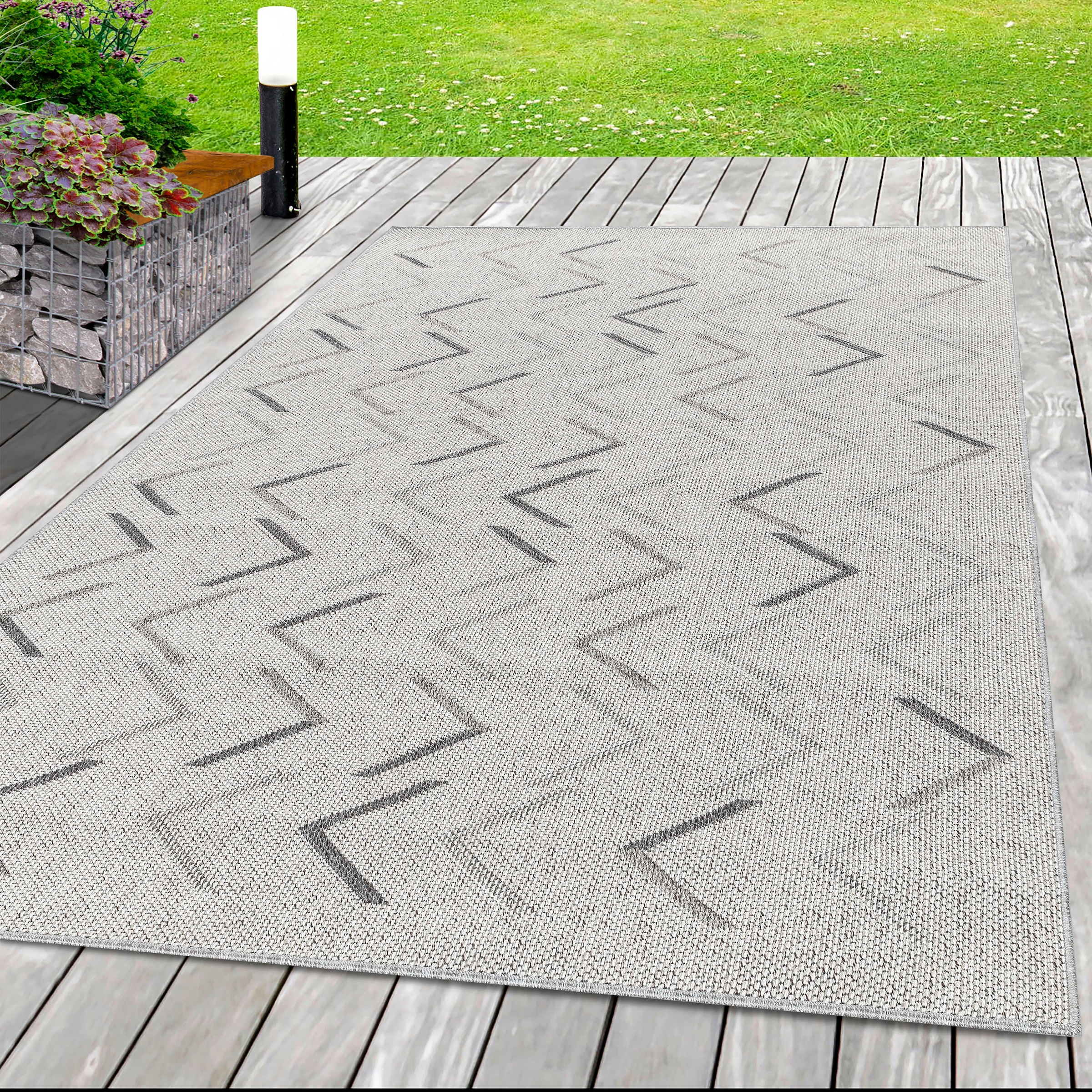 Ayyildiz Teppiche Teppich »ARUBA 4906«, rechteckig, 6 mm Höhe, Pflegeleicht, Modern, In- und Outdoor geeignet