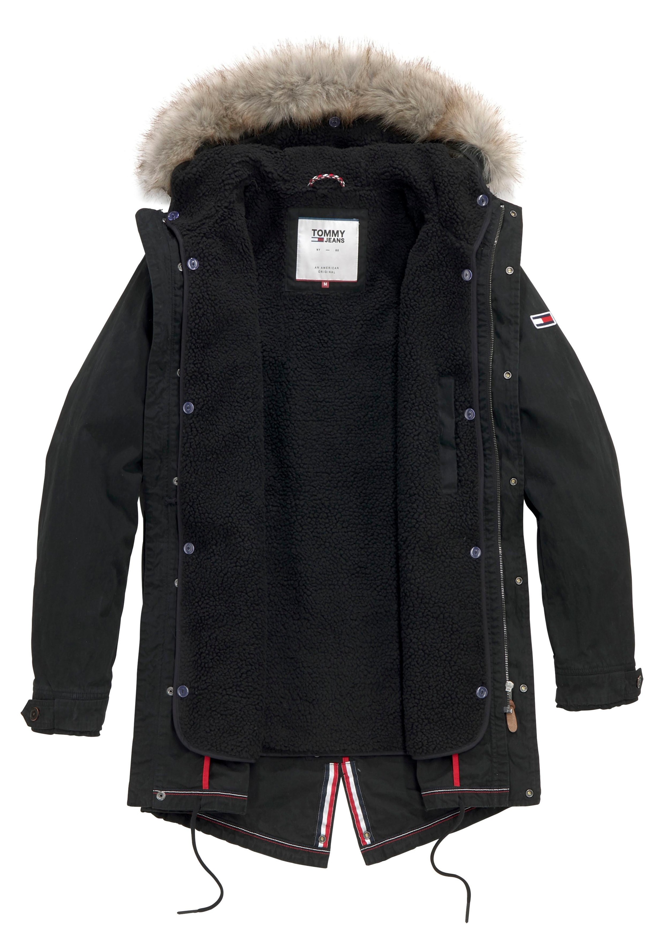 Tommy jeans on sale lined parka