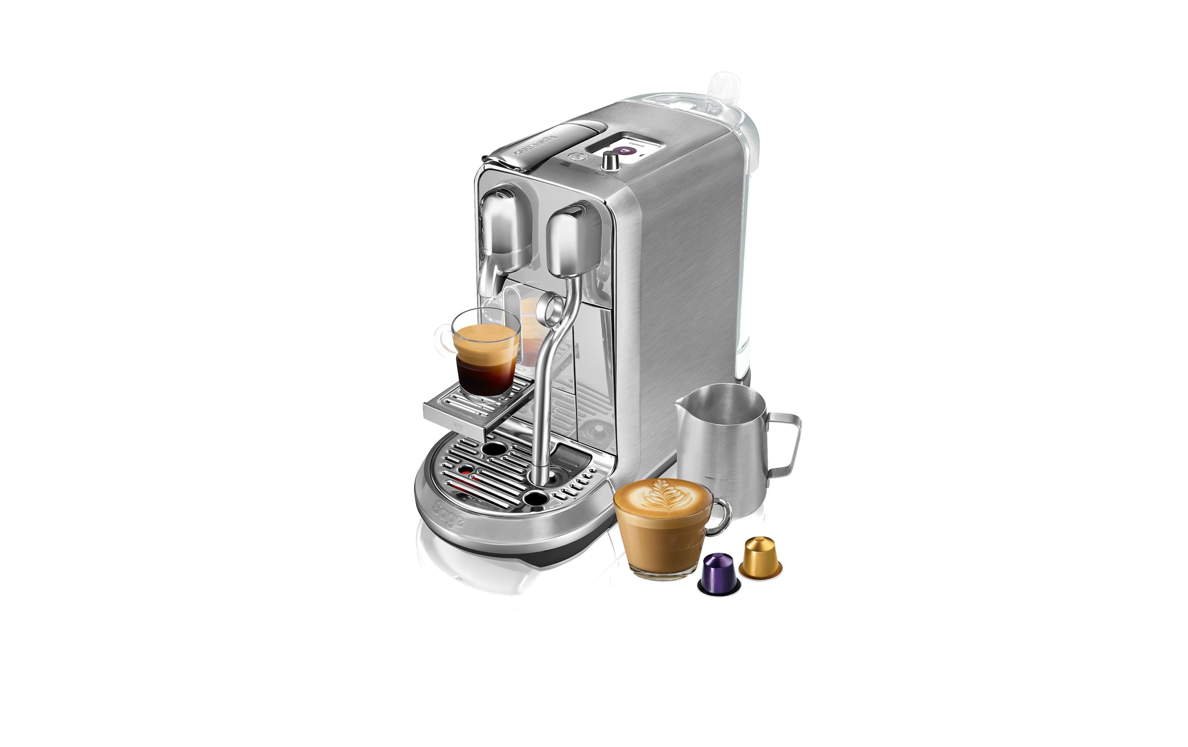 Sage Kapselmaschine »Creatista Plus Steel 1.5 l«