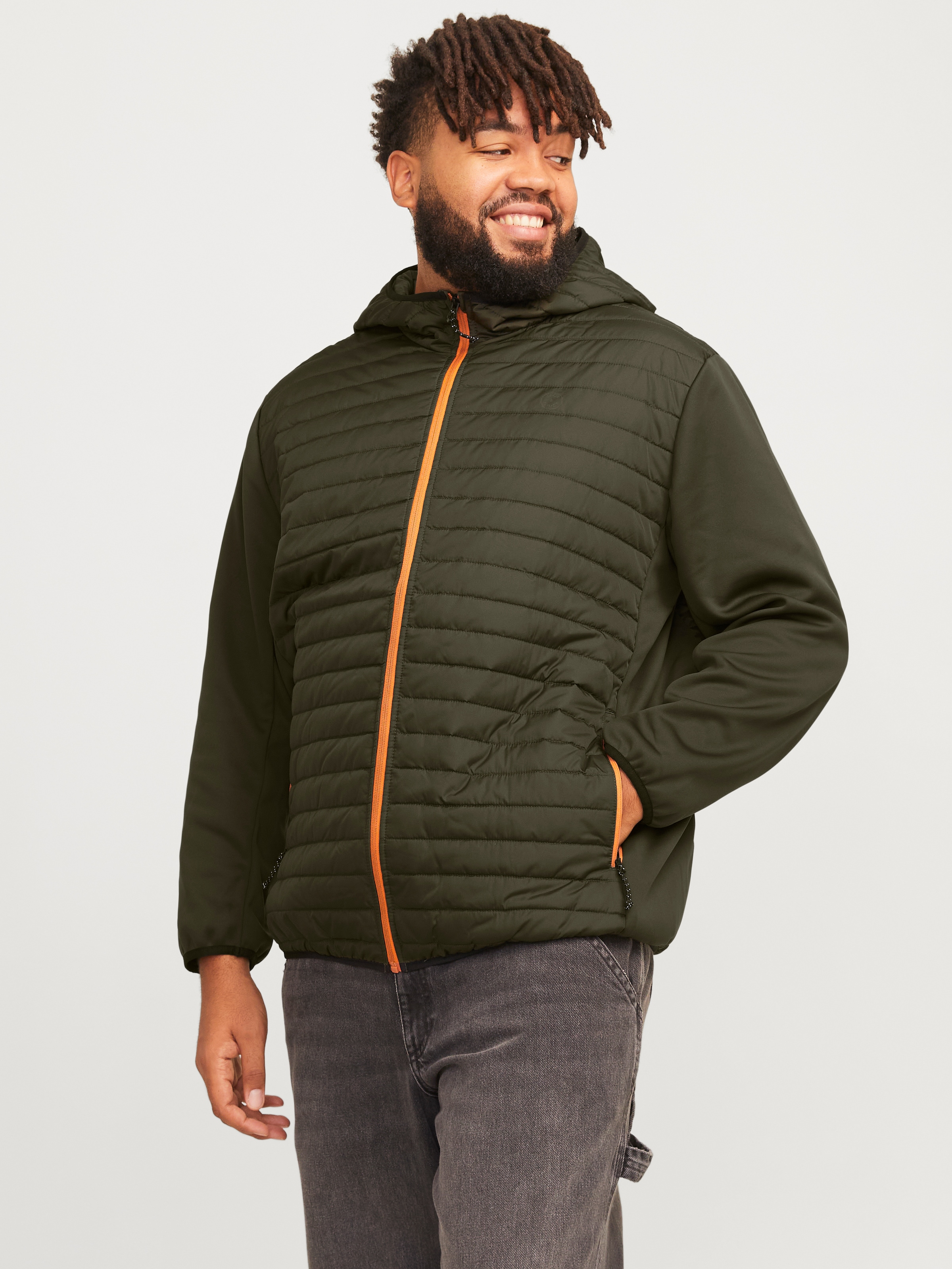 Jack & Jones PlusSize Steppjacke »JJEMULTI QUILTED JACKET PS NOOS«, mit Kapuze