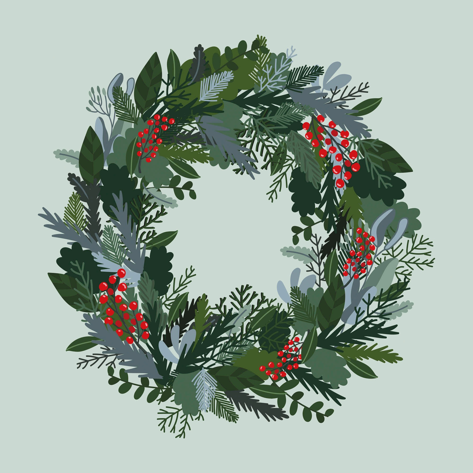 queence Dekokissen »Isabel«, Kissenhülle,Weihnachtskranz,Festlich,Weihnachten,Dekorativ