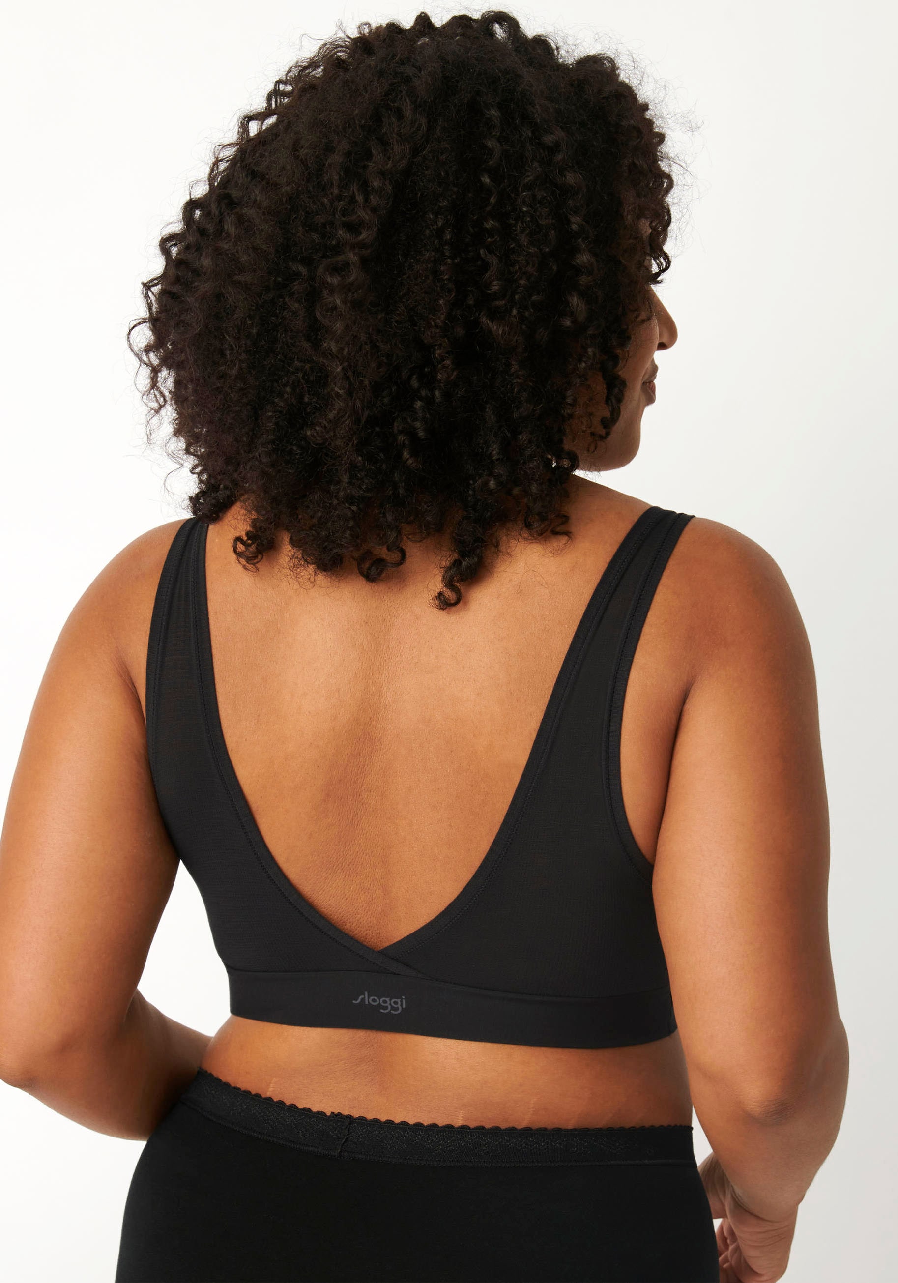 sloggi Bralette »GO Allround«, One Size, hohe Elastizität, breites Unterbrustband, sportiver Look