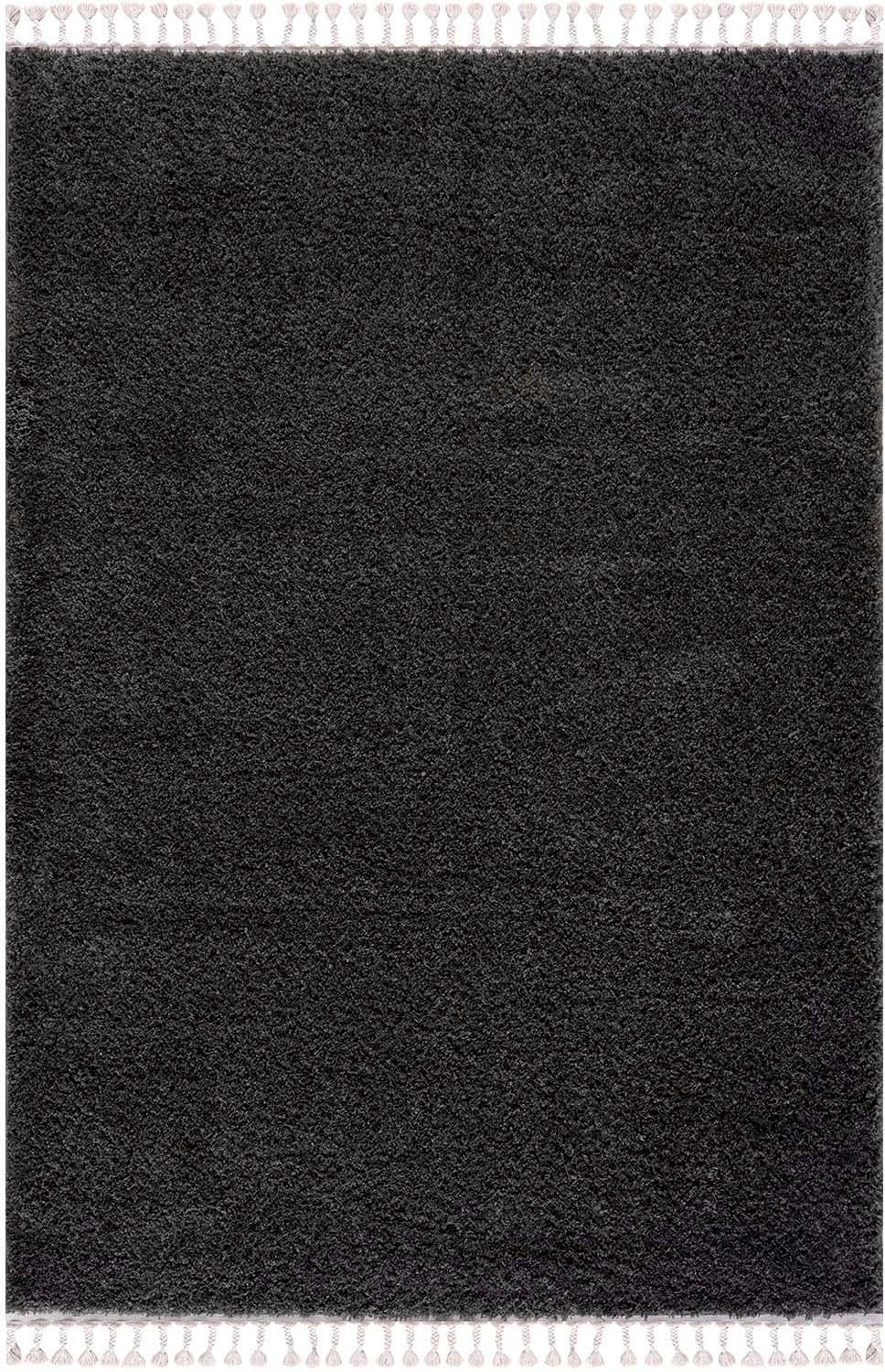Carpet City Hochflor-Teppich »Pulpy 100«, rechteckig, 30 mm Höhe, Läufer, weich, mit Fransen, uni, viele Grössen, Wohnzimmer, Schafzimmer