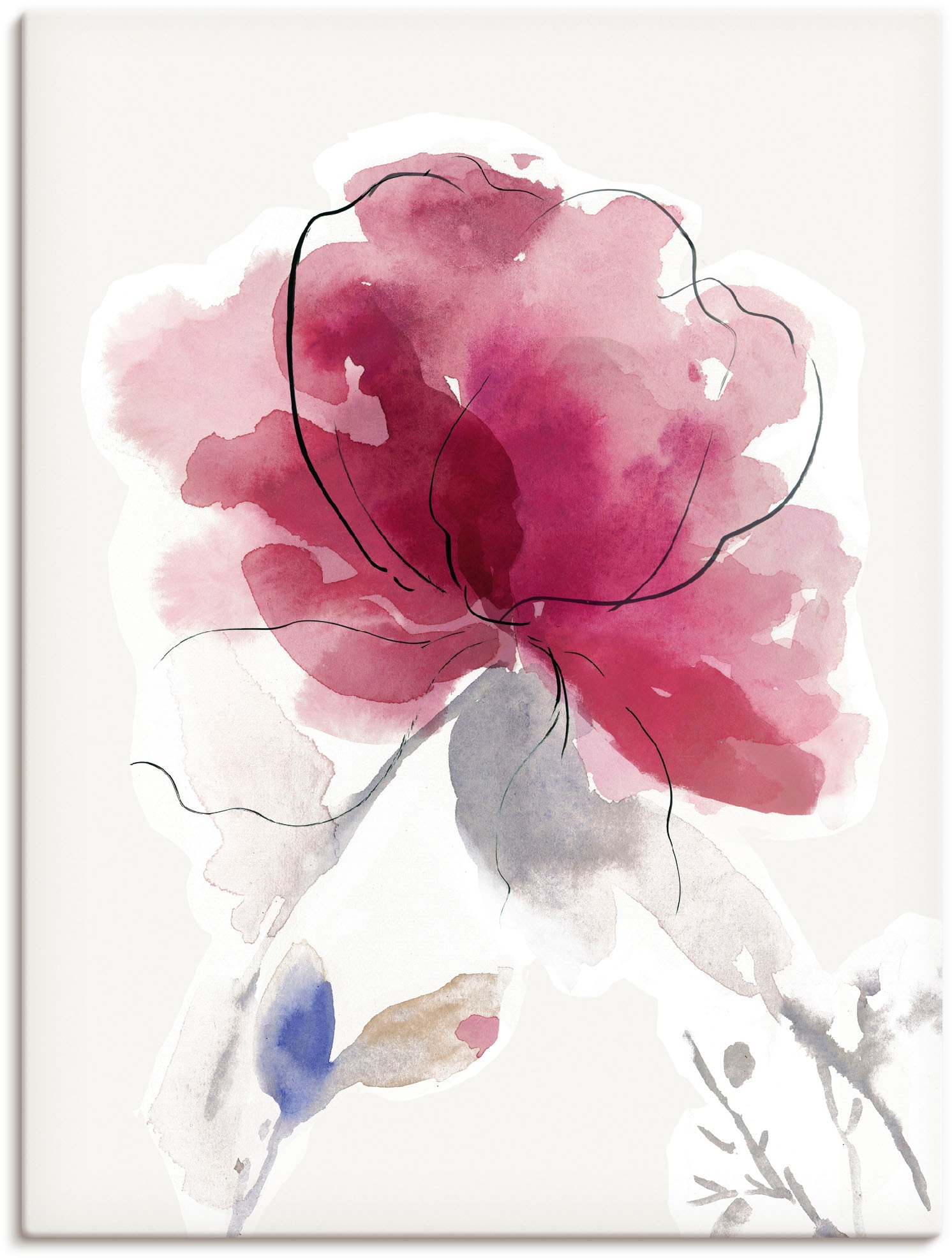 Alubild, Blüte (1 »Rosige St.), kaufen Wandbild II.«, als Poster oder | Artland versch. Leinwandbild, Blumenbilder, online Jelmoli-Versand Wandaufkleber in Grössen