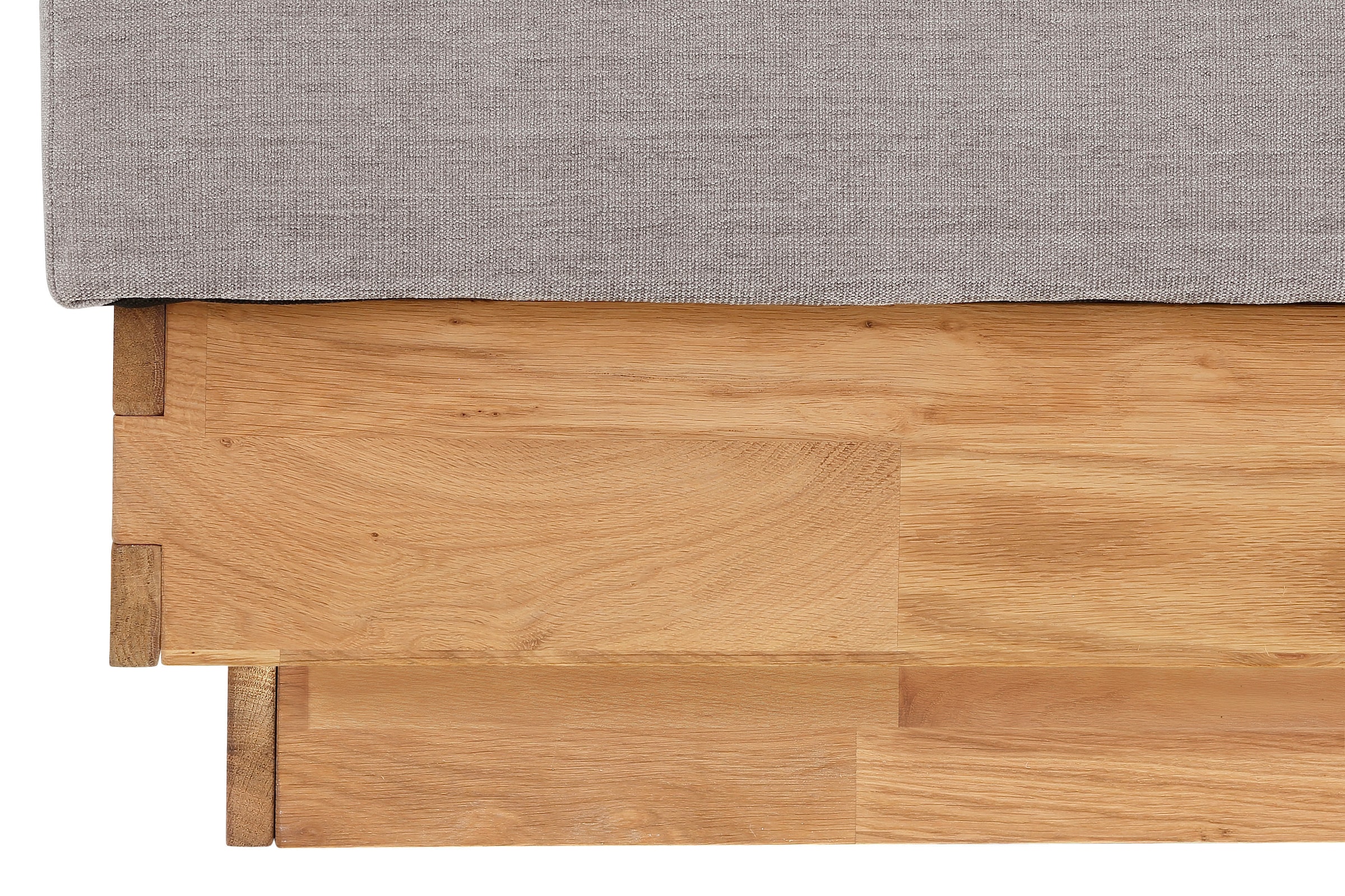 GOODproduct Boxspringbett »Jenna«, ohne LED-Beleuchtung, mit zertifizierten, recycelten Bezugsstoffen