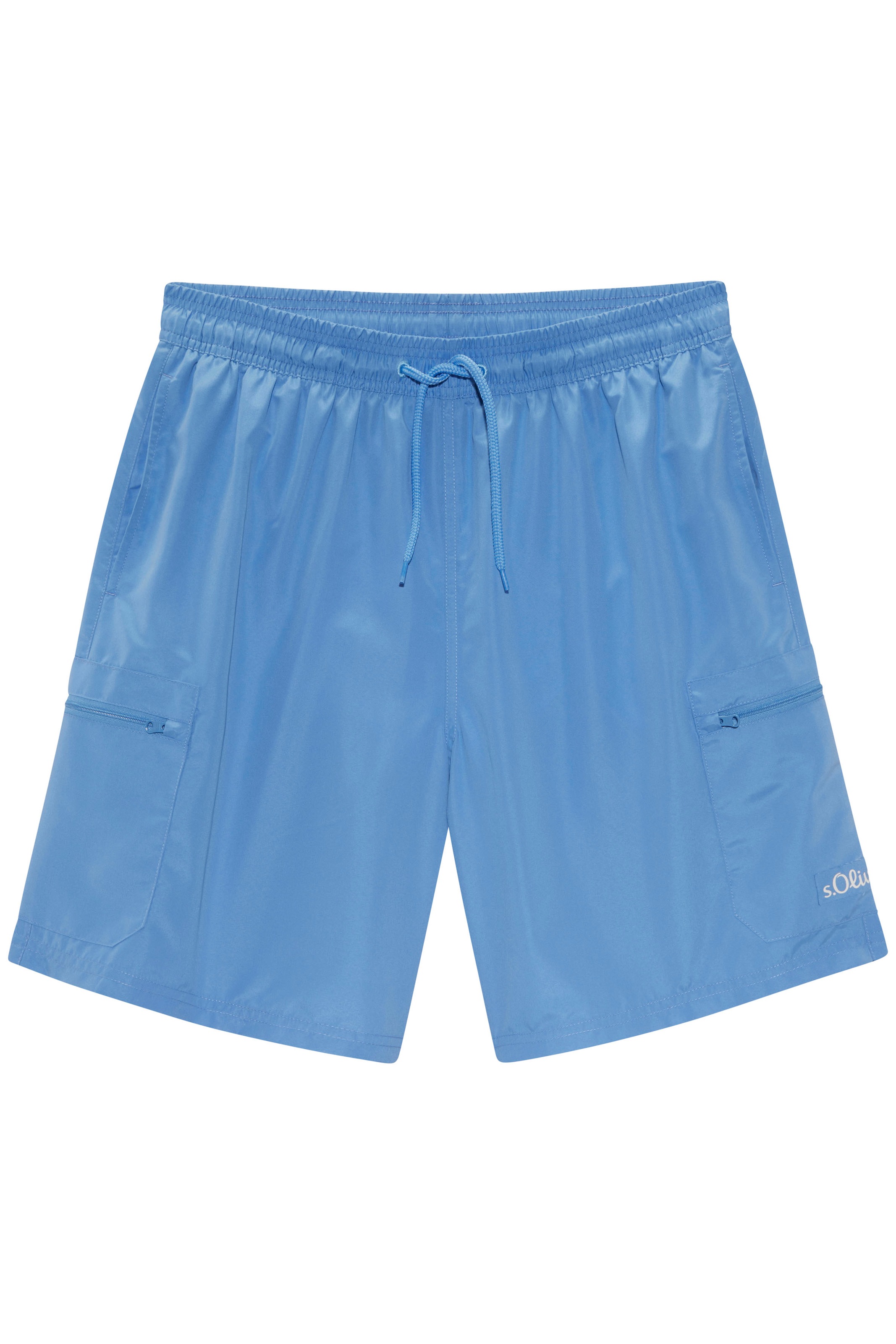 s.Oliver Badeshorts »Malcom« uni im Cargo-Stil