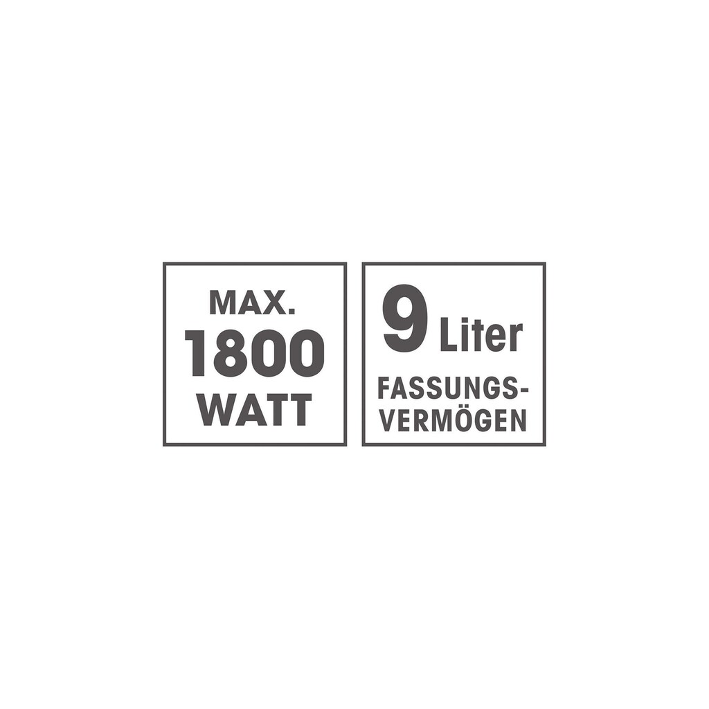 GOURMETmaxx Heissluftfritteuse »Digital 9in1 1800W 1 kg«, 1800 W