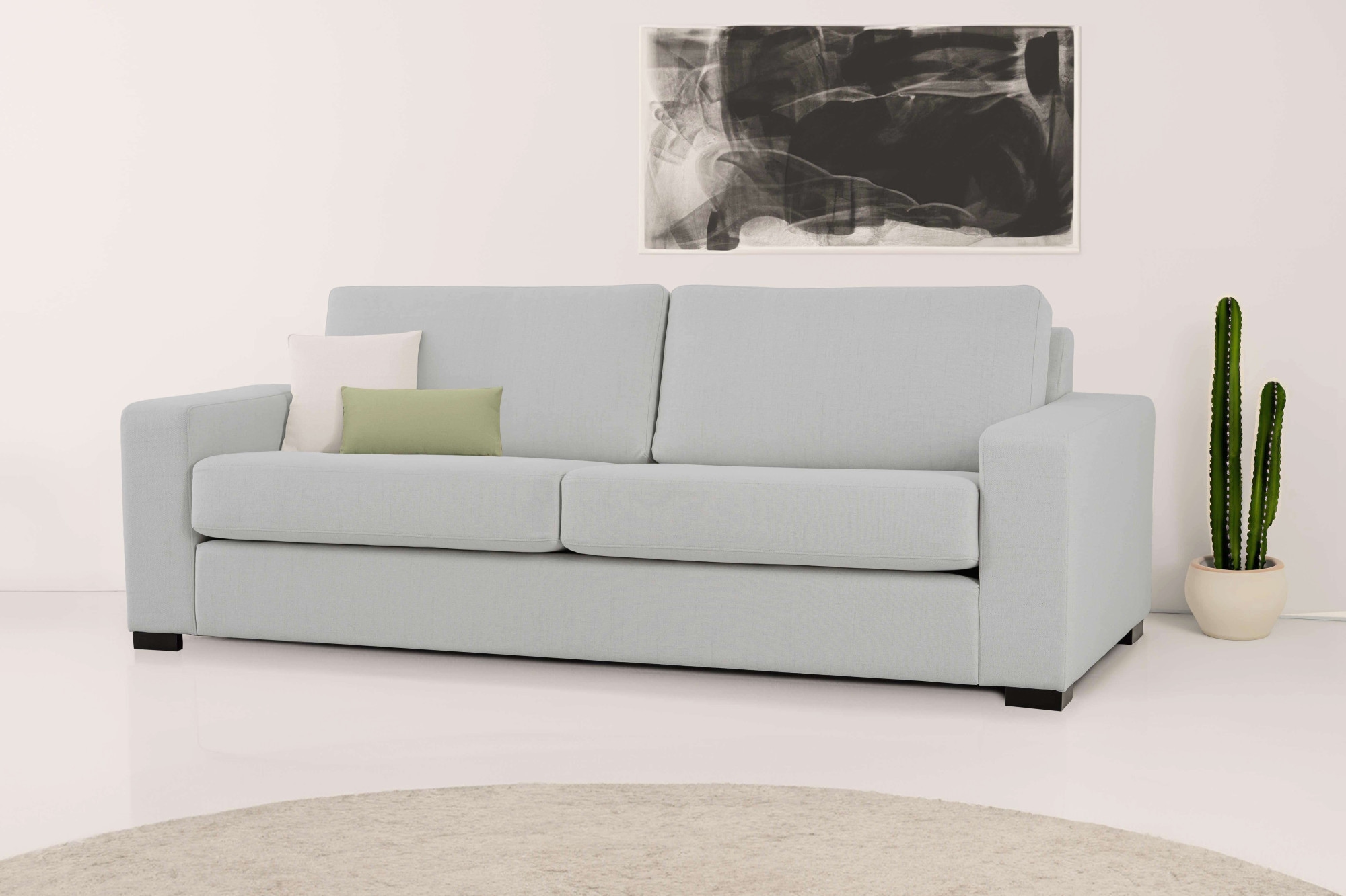 Home affaire 3-Sitzer »Branwell«, Breite 226 cm, Struktur fein, mit Wellenunterfederung