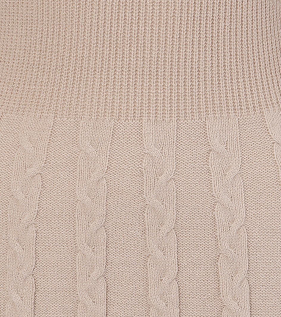 Aniston SELECTED Strickkleid, mit Zopfstrickmuster