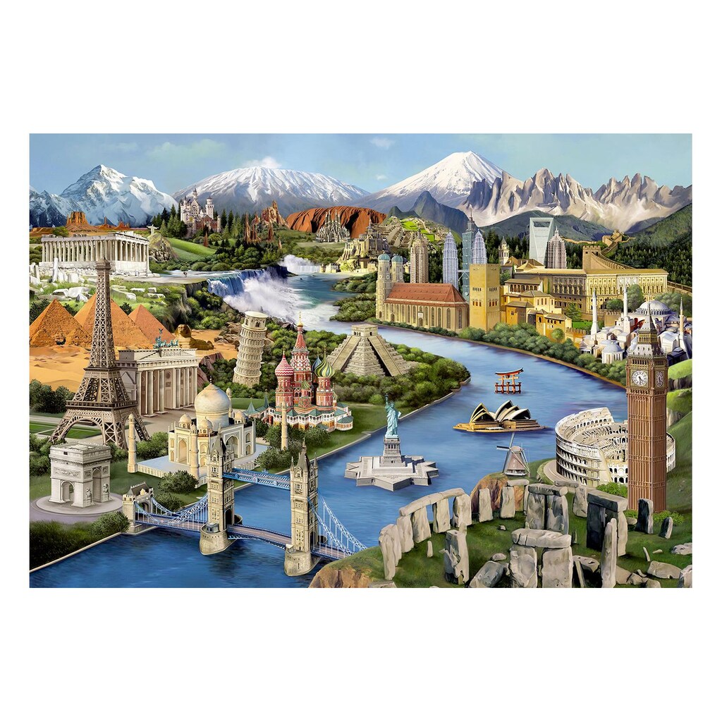 Wooden City Puzzle »World Land«