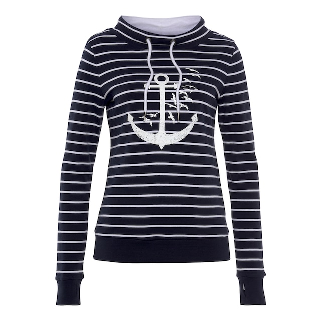 KangaROOS Sweatshirt, mit sportlichem Stehkragen und maritimen Druck online  kaufen bei Jelmoli-Versand Schweiz