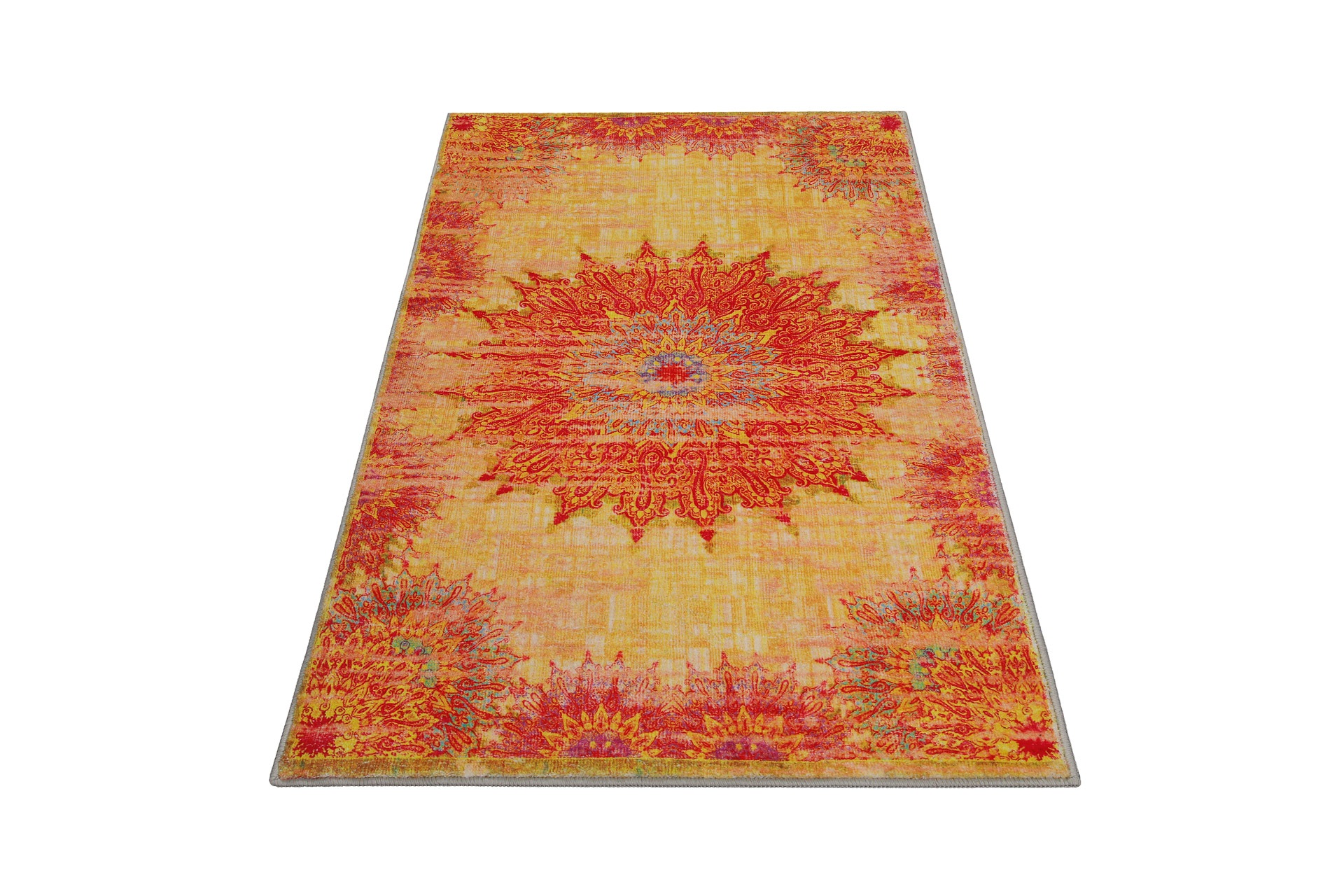 Wecon home Badematte »Healing«, fussbodenheizungsgeeignet, Vintage, waschbar, rutschfest, schnell trocknend, robust, Badteppich