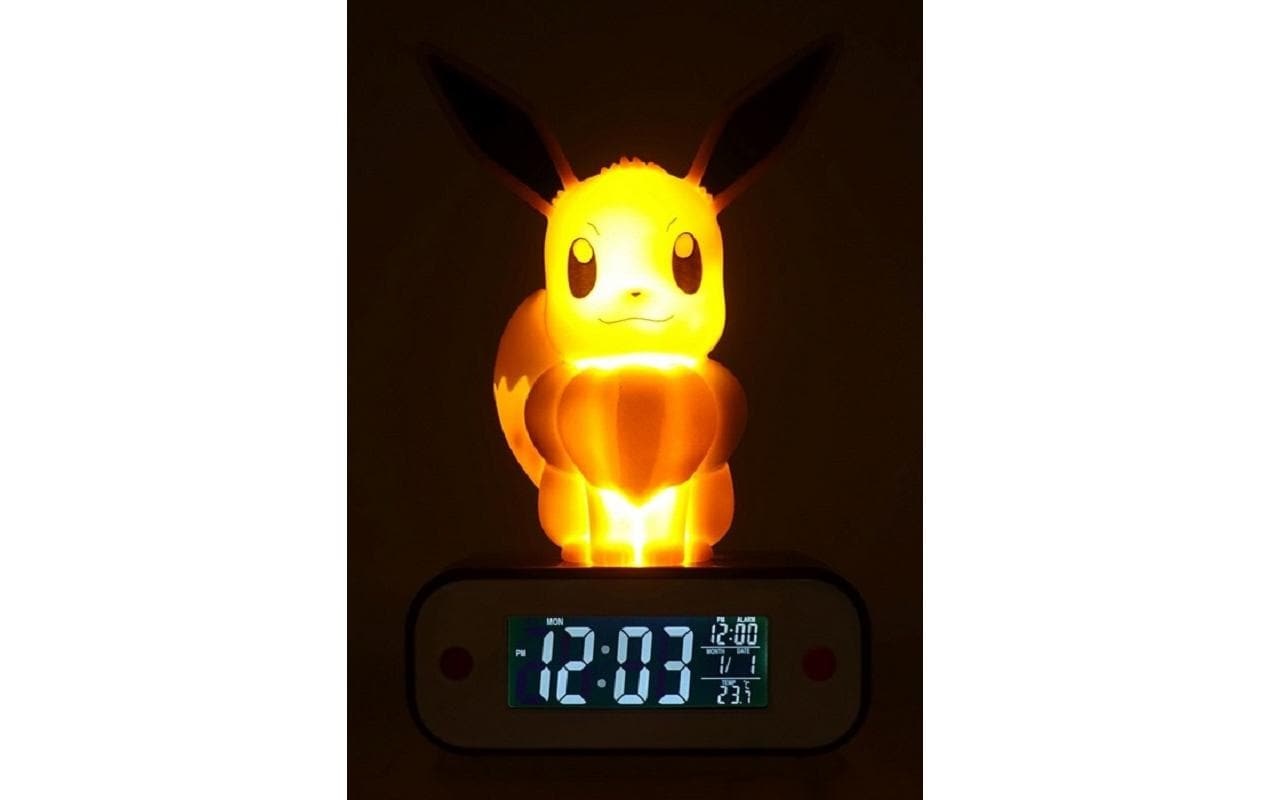 Teknofun Projektionswecker »Evoli mit LED-Lampe«