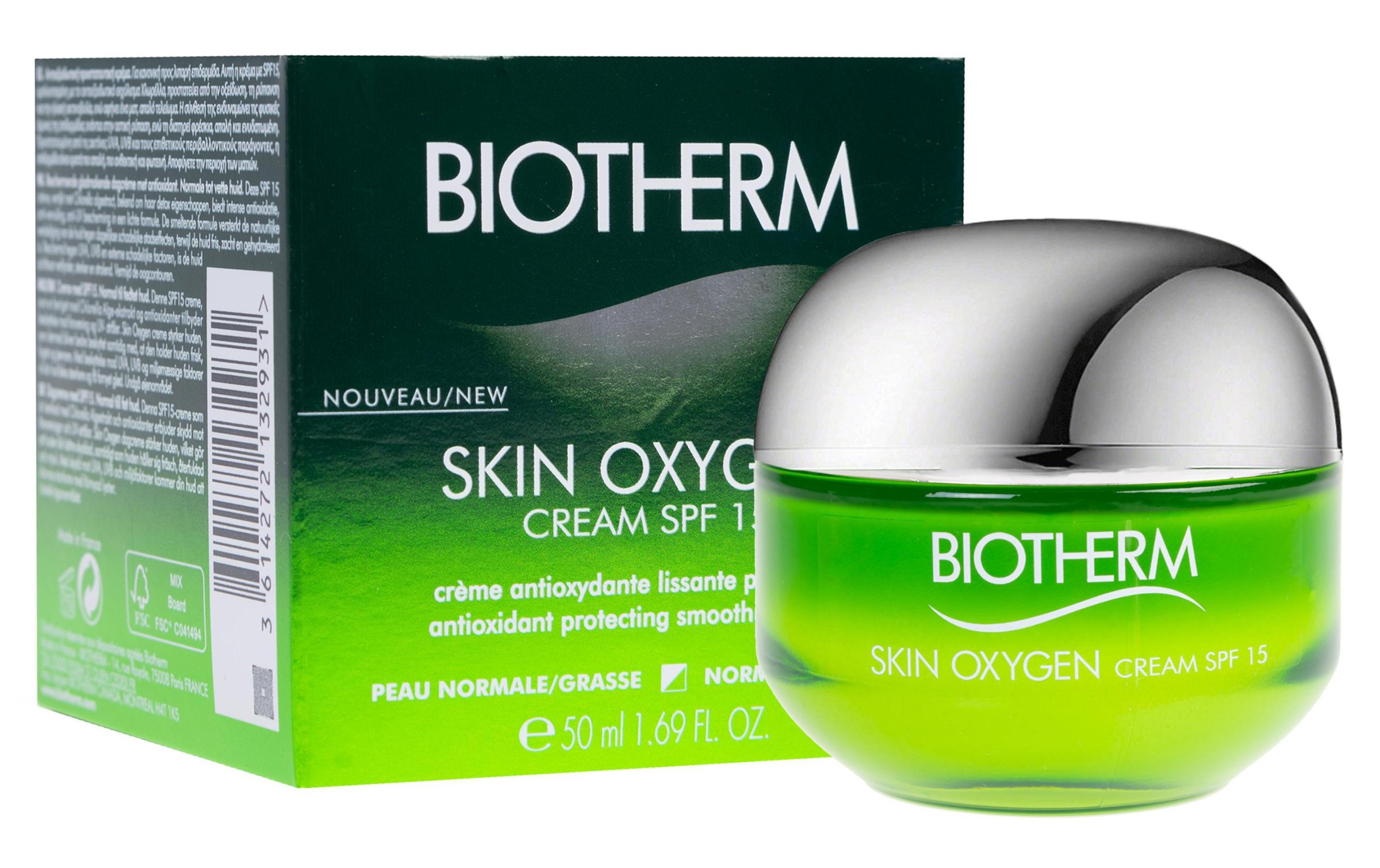 BIOTHERM Tagescreme »Skin Oxygen SPF 15 50 ml« Premium Kosmetik