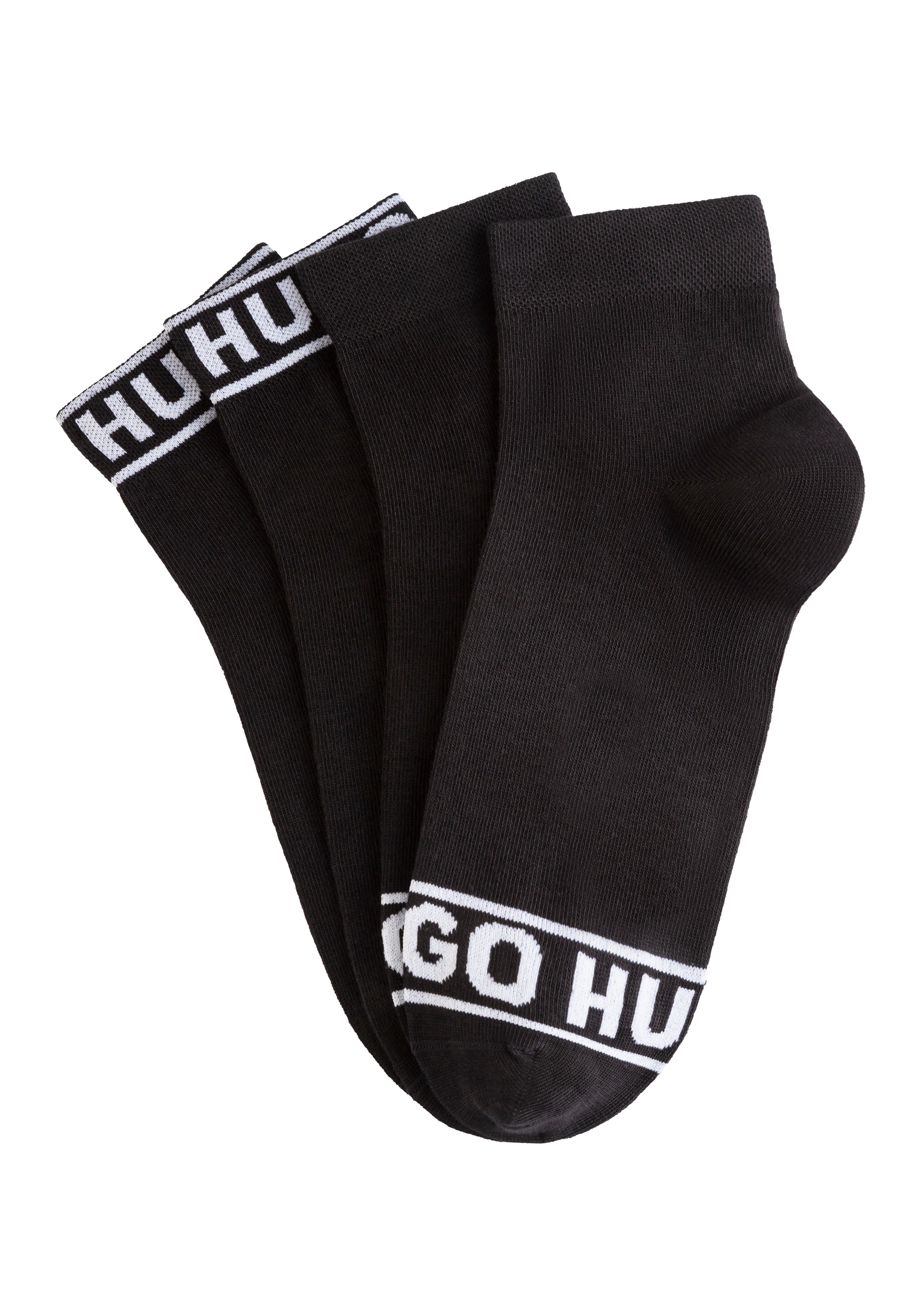 HUGO Underwear Freizeitsocken »2P SH LOGO CC W« Set, 2er, 2 Stk. tlg. mit Logobund