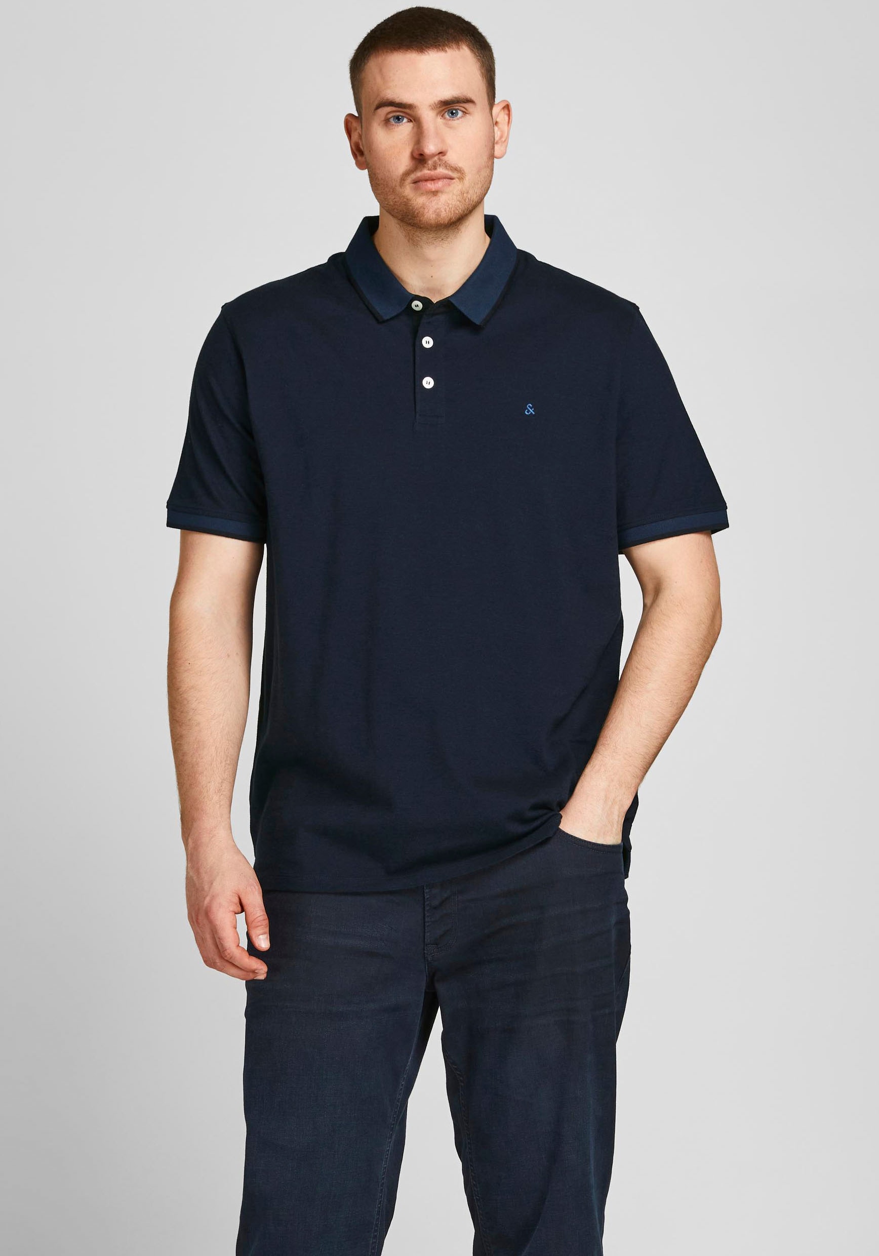 Jack & Jones PlusSize Poloshirt »Paulus Polo«, bis Grösse 6XL