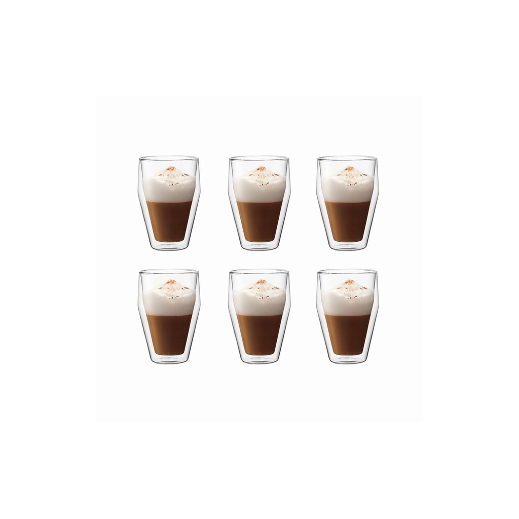 Bodum Espressoglas »Bodum Kaffeeglas Titlis 44319 dl, 6 S«, (6 tlg.)