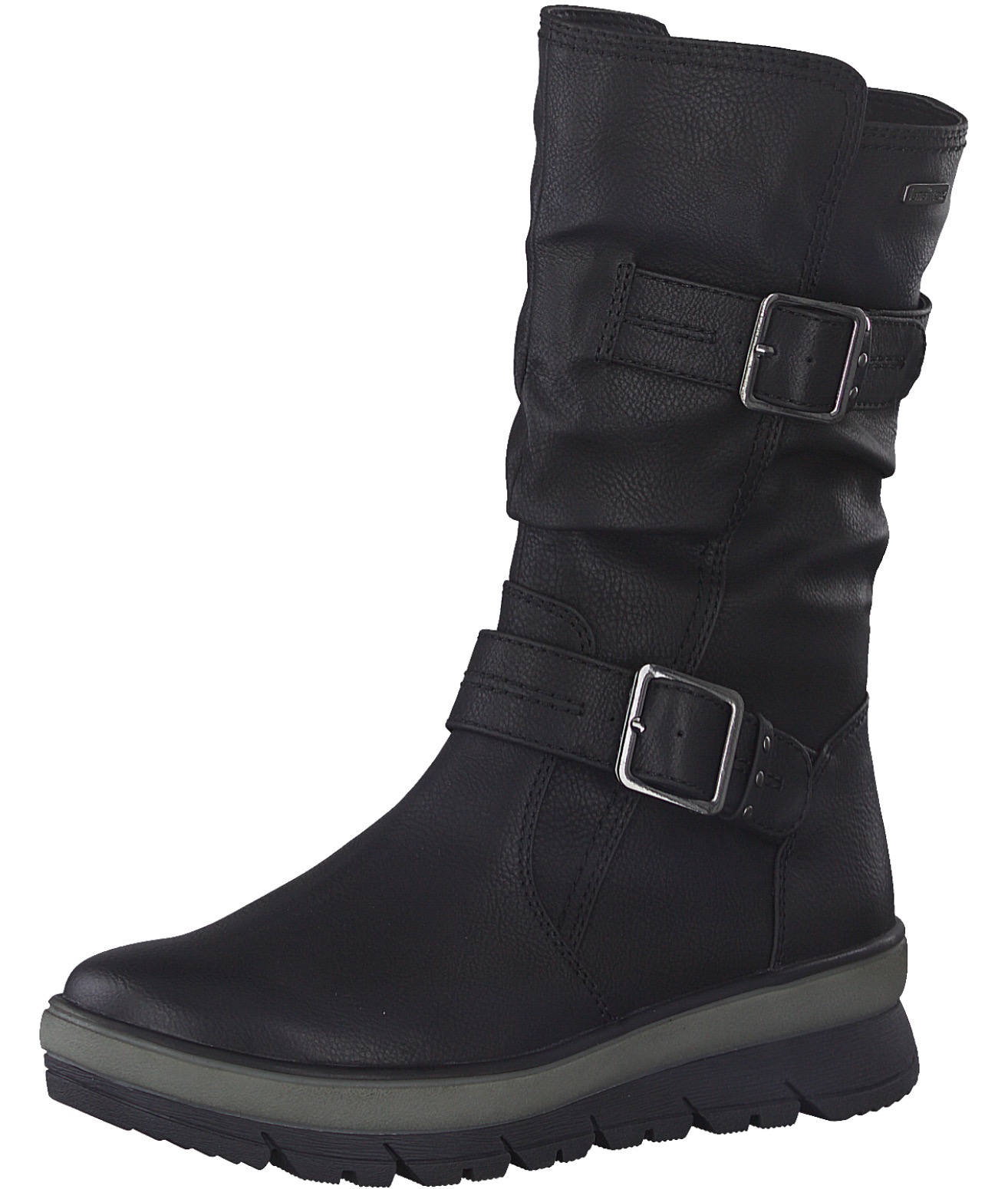 Winterstiefel, mit modischen Zierschnallen