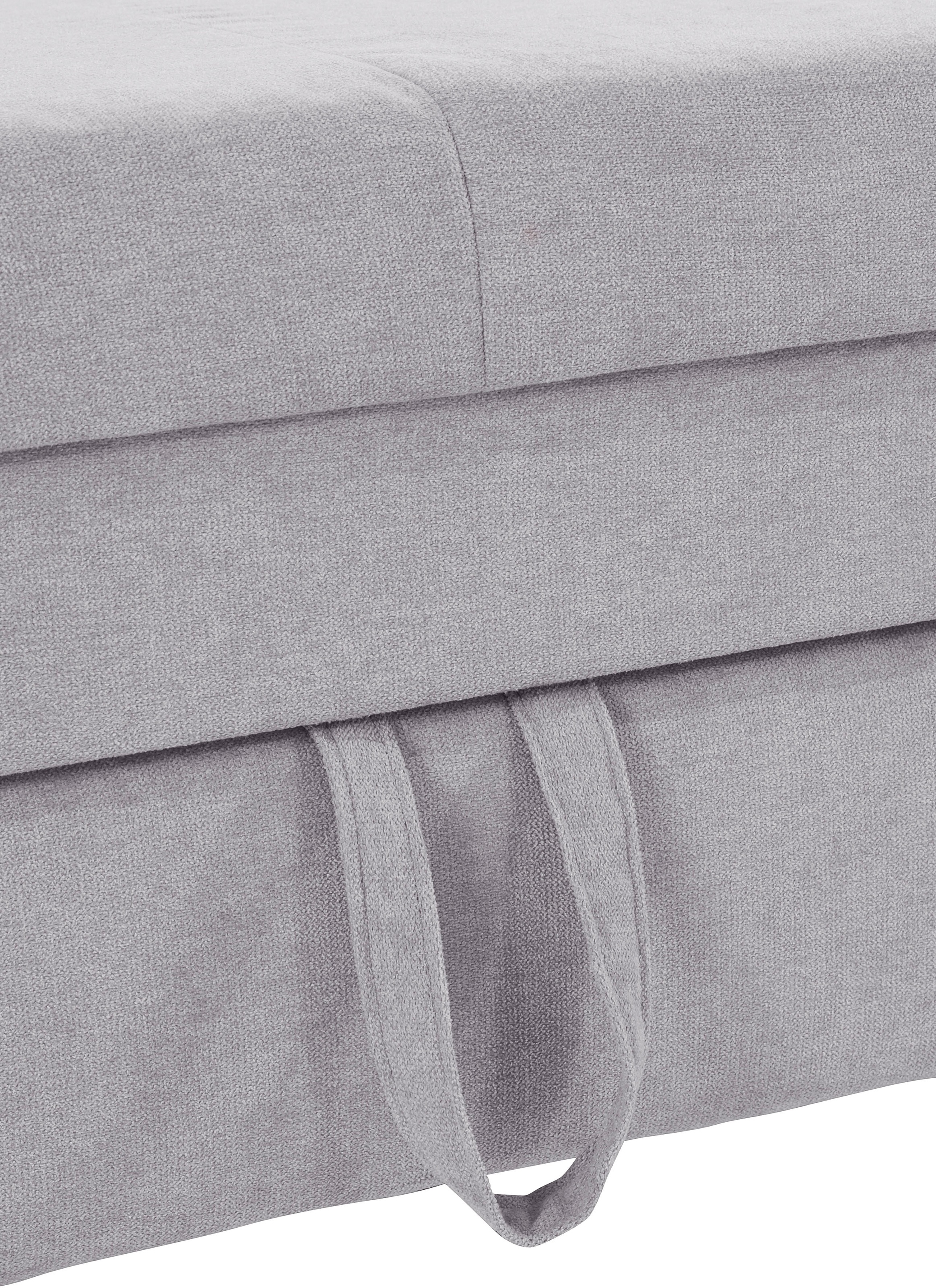 COTTA Ecksofa »Mia L-Form«, 3-tlg.-Kissen-Set, Recamiere, wahlweise mit oder ohne RGB-Beleuchtung