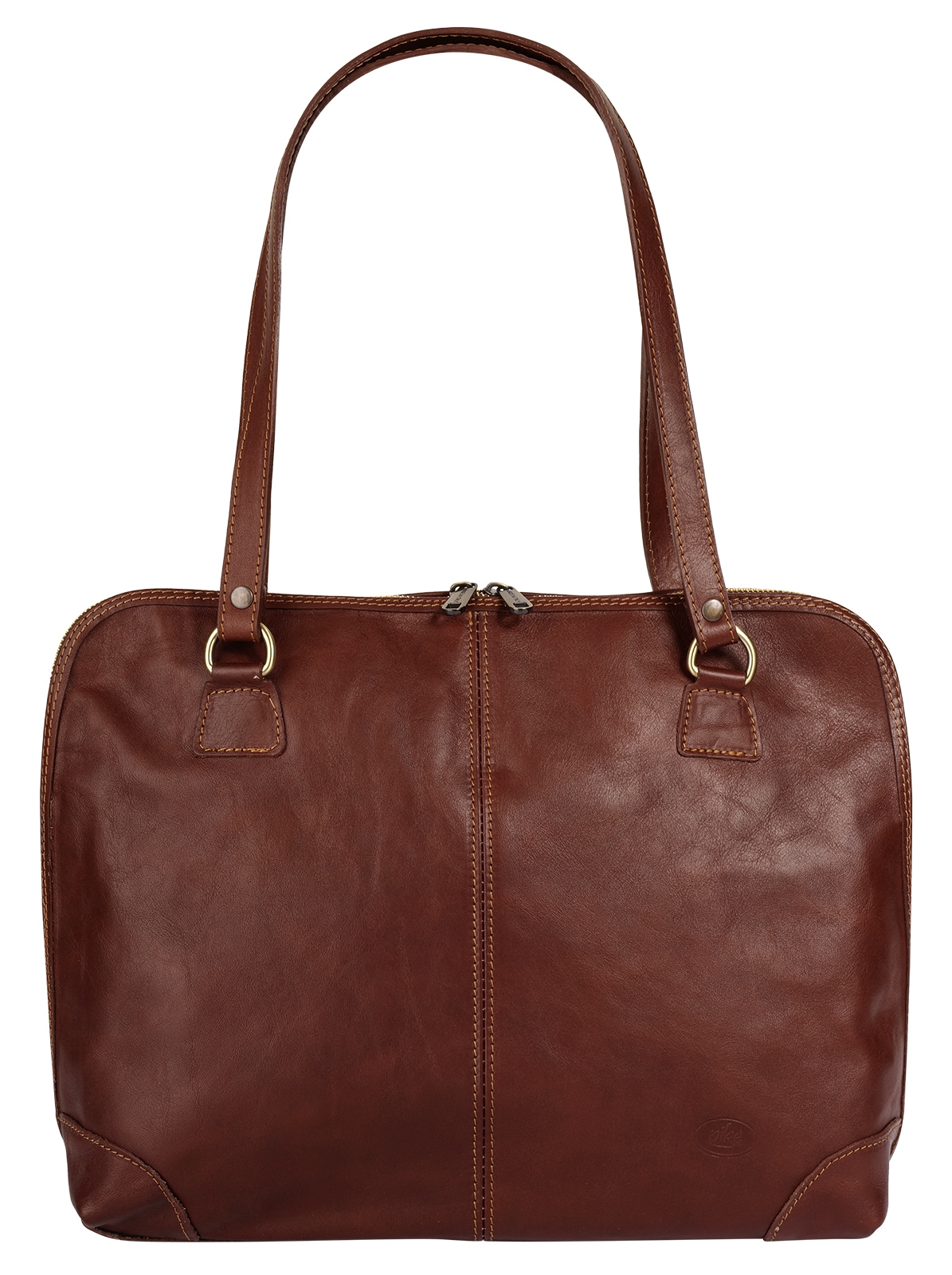 Piké Shopper "PIKÉ Damen Shopper echt Leder, Made in Italy" echt Leder, Made in Italy