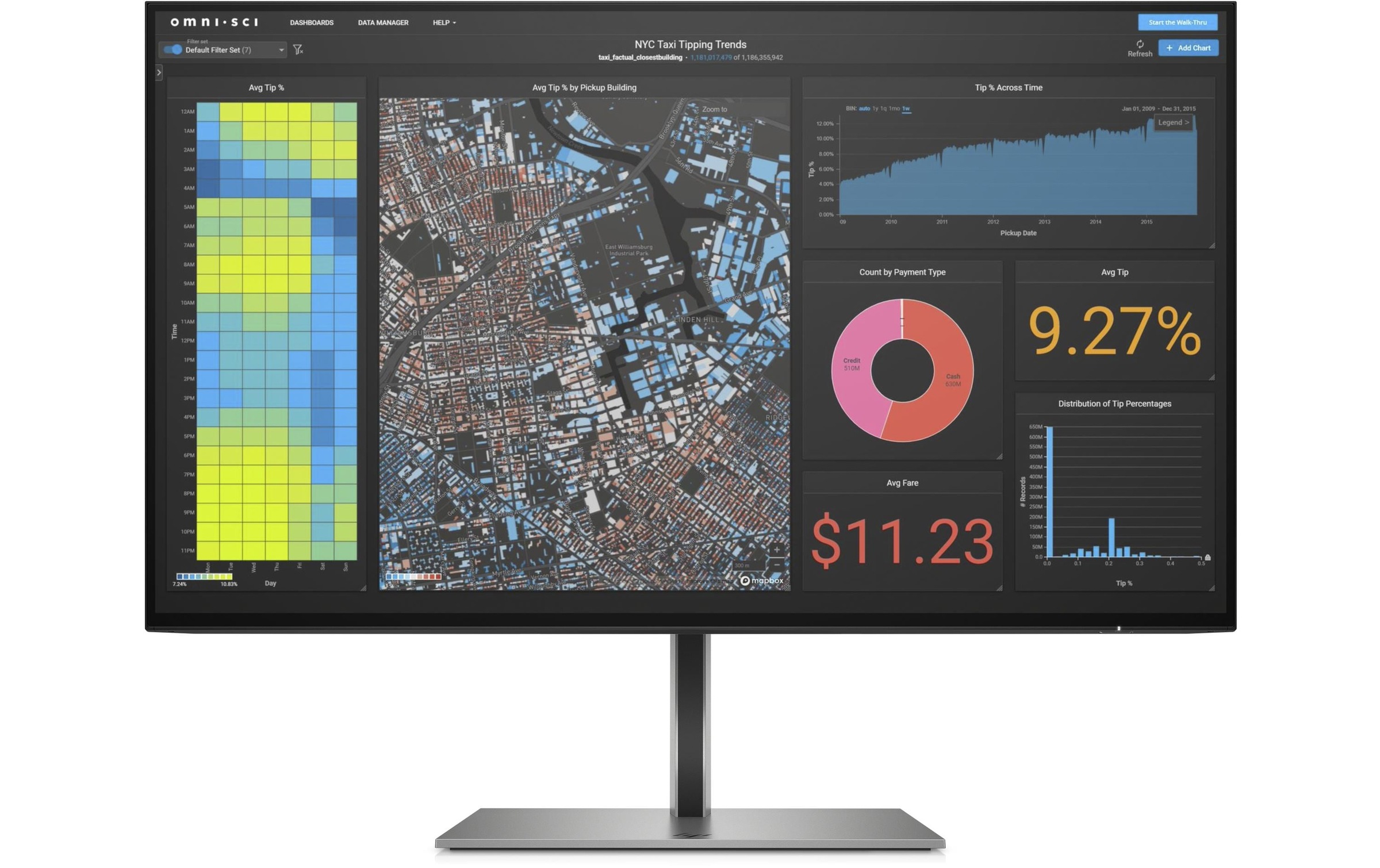 HP LED-Monitor »Z24f G3 3G828AA«, 60,21 cm/23,8 Zoll, 1920 x 1080 px, Full HD, 5 ms Reaktionszeit, 60 Hz