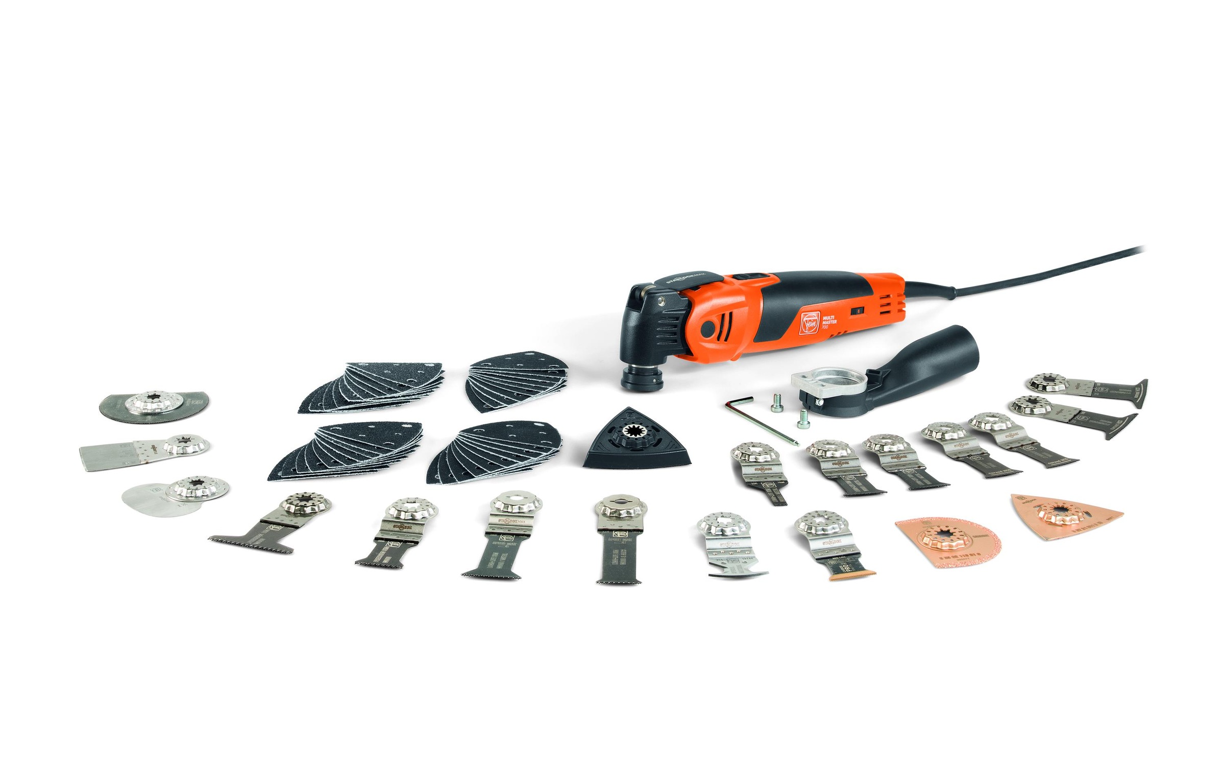 Fein Multischleifer »MultiMaster MM 700 Max Top«, (Schleifen, Schaben, Fräsen, Trennen, Schneiden)