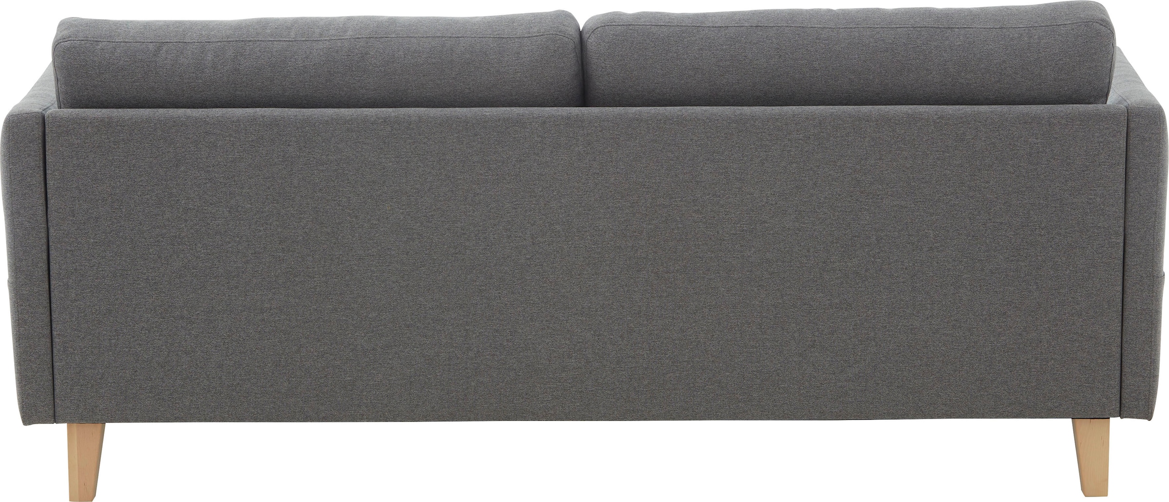 ATLANTIC home collection Ecksofa »Mailo L-Form«, mit Seitentaschen, Recamiere beidseitig montierbar, Massivholzfüsse