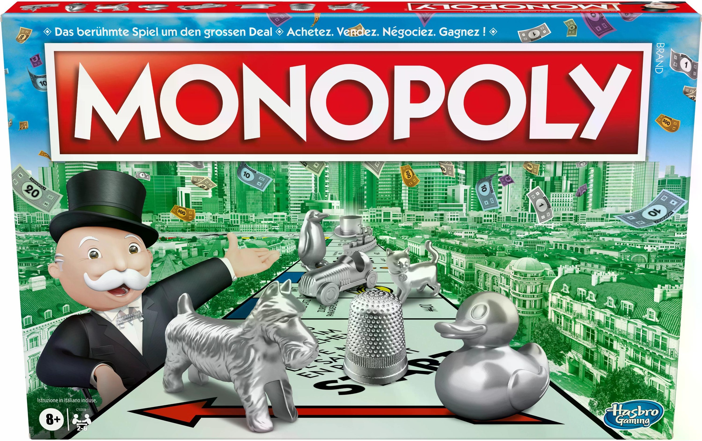 Hasbro Spiel »Monopoly Swiss Edition (DE/FR/IT)«