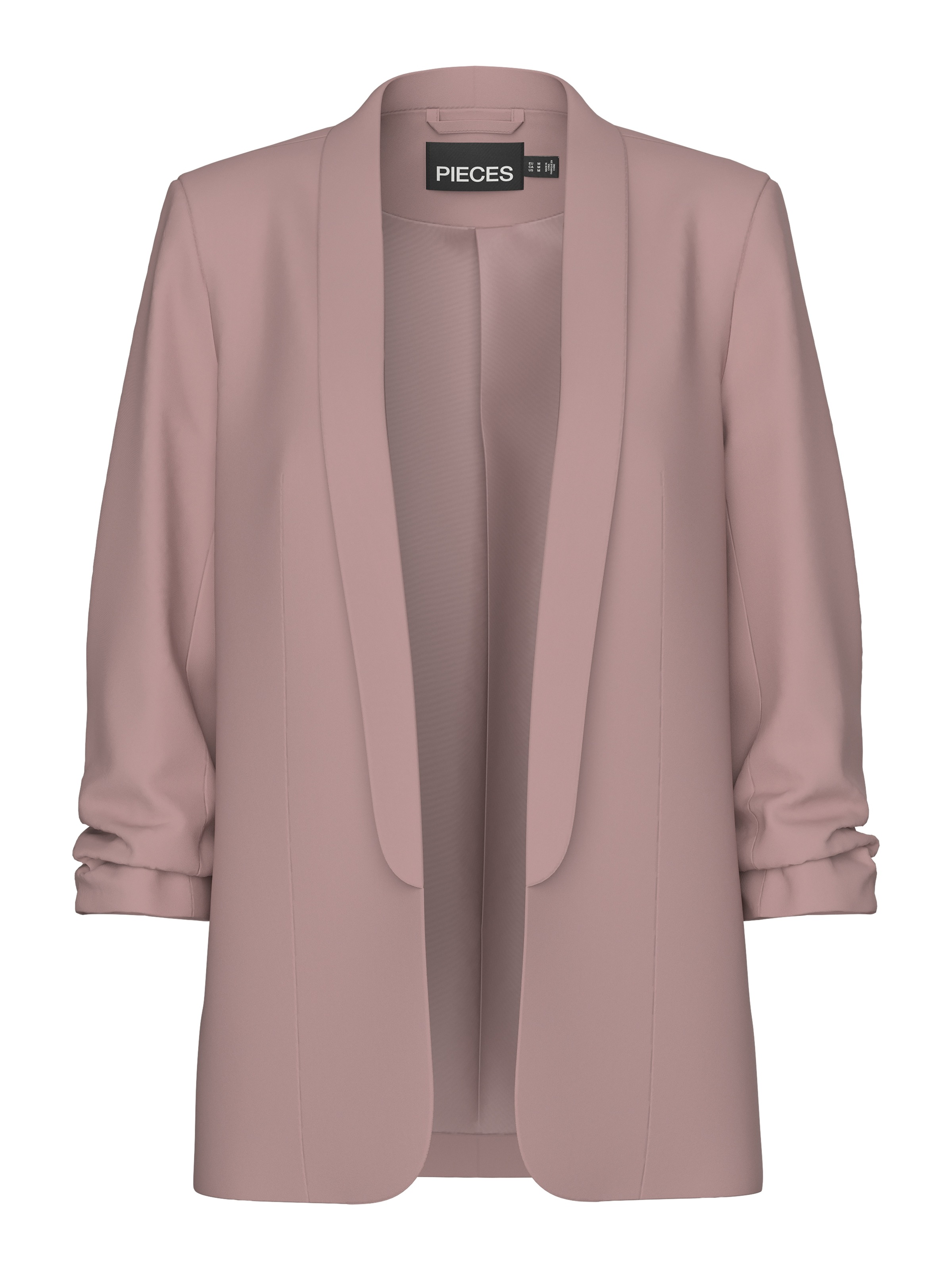 pieces Blusenblazer »PCBOSELLA 3/4 BLAZER NOOS«, mit Faltendetail am Ärmel
