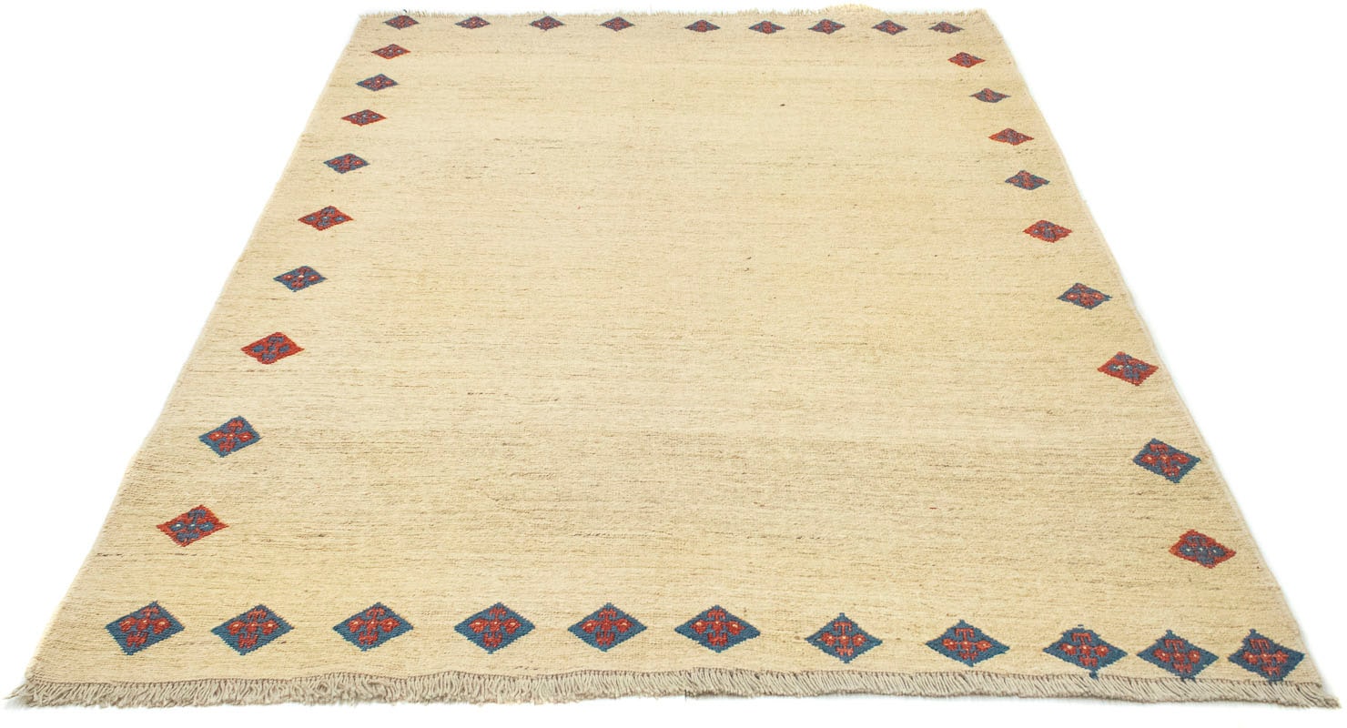 morgenland Wollteppich »Gabbeh | bestellen Jelmoli-Versand Teppich handgeknüpft rechteckig, beige«, handgeknüpft online